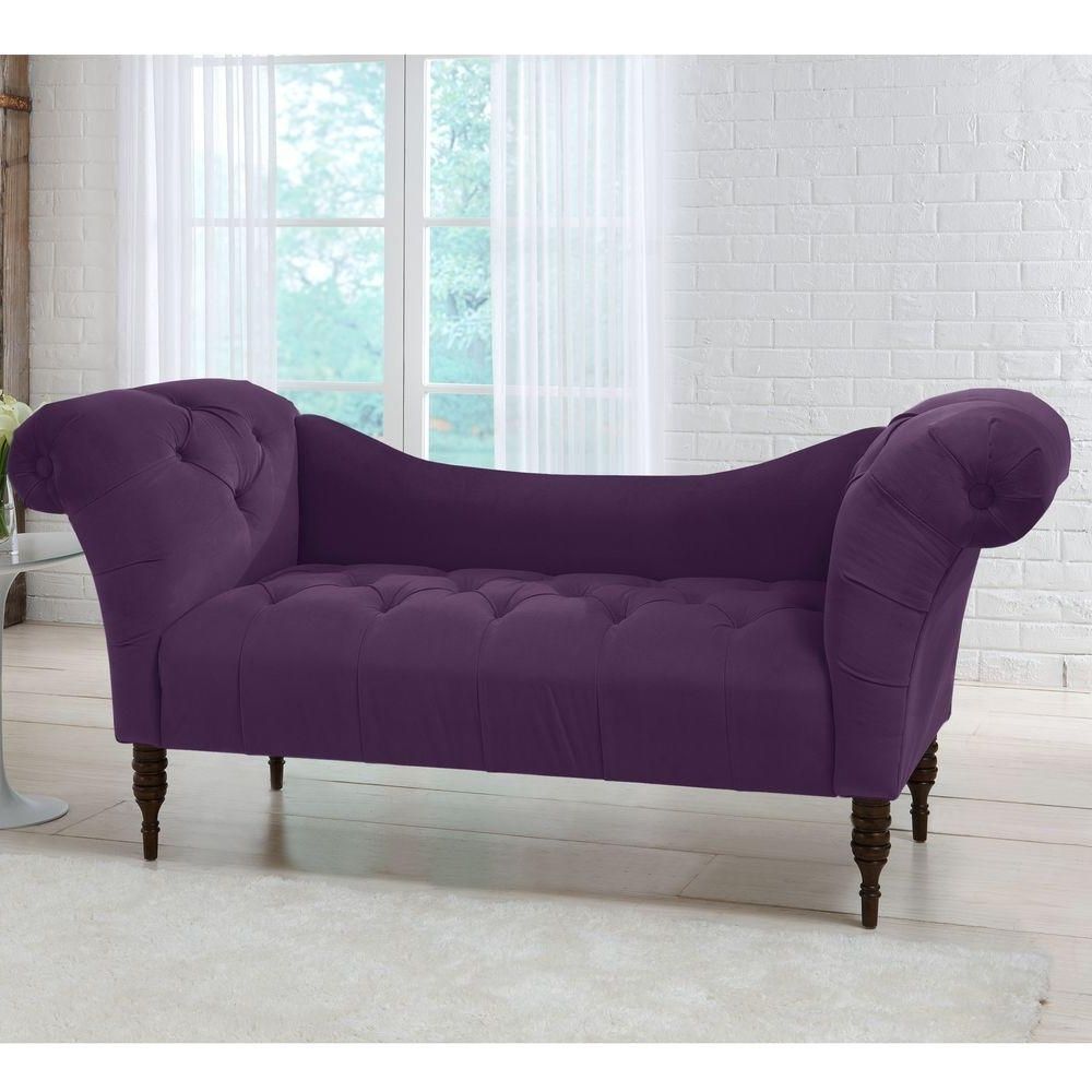 Latest Gray – Chaise Lounges – Chairs – The Home Depot Regarding Purple Chaises (View 12 of 15)