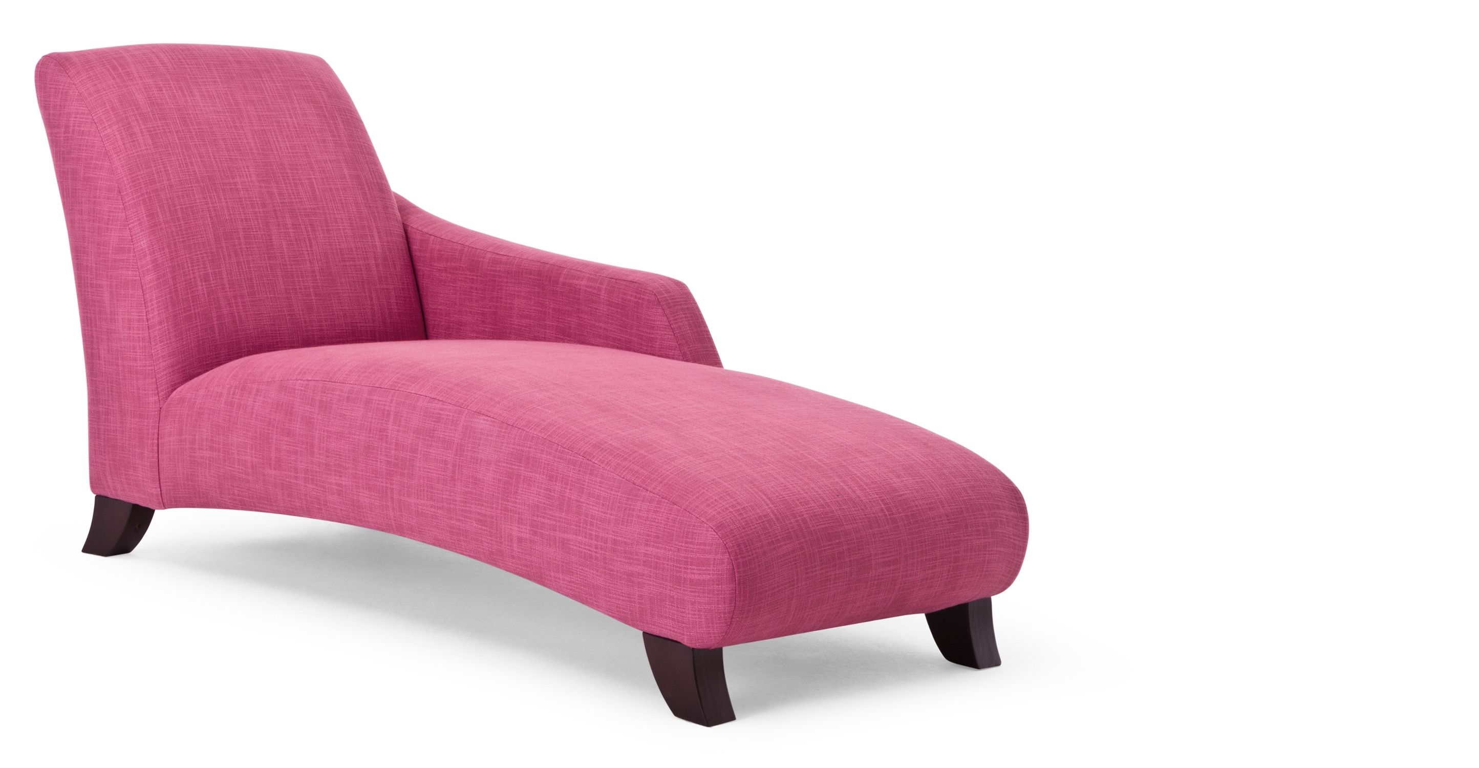 Latest Pink Chaise Lounges With Regard To Bedroom: Chaise Lounge Chair For Bedroom In Pink Theme Made Of (View 9 of 15)