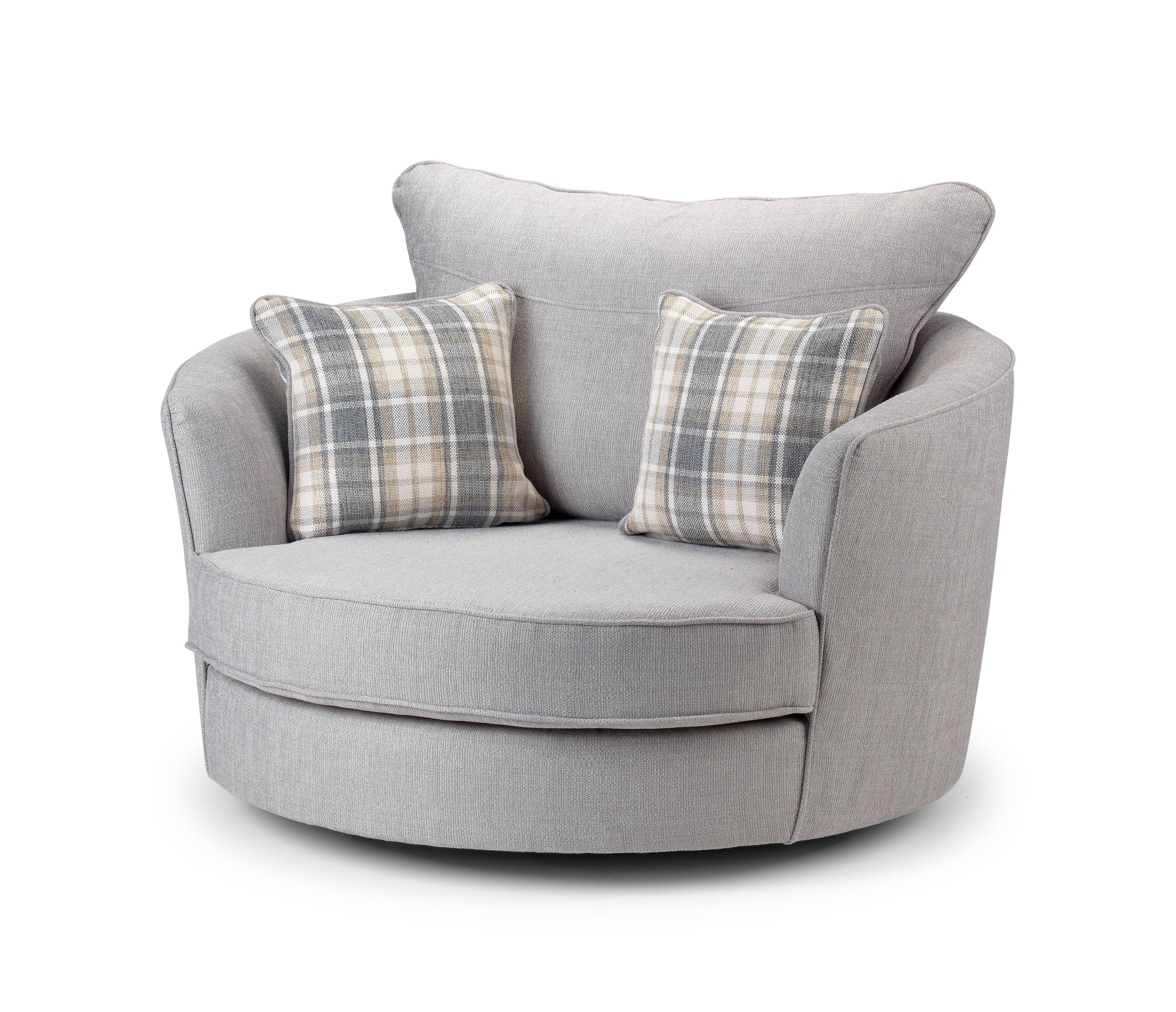 Latest Sofa : Blue Swivel Rocker Purple Swivel Cuddle Chair Circular With Big Round Sofa Chairs (View 10 of 15)