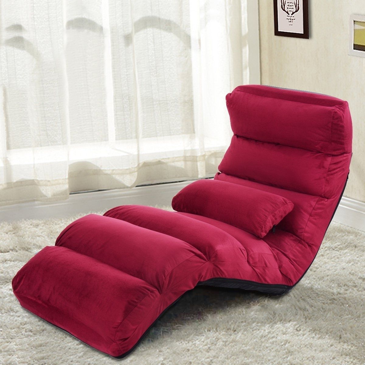 Lazy Sofa Chairs Inside Most Popular Amazon: Giantex Folding Lazy Sofa Chair Stylish Sofa Couch (View 1 of 15)
