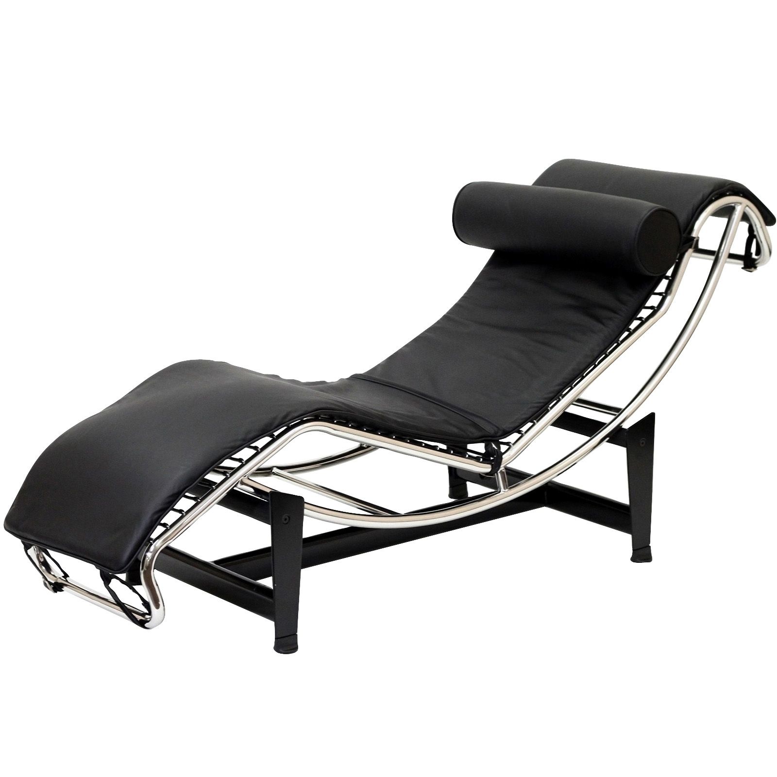 Leather Chaise Lounge Chair – Decofurnish For Most Recently Released Black Leather Chaise Lounge Chairs (View 7 of 15)