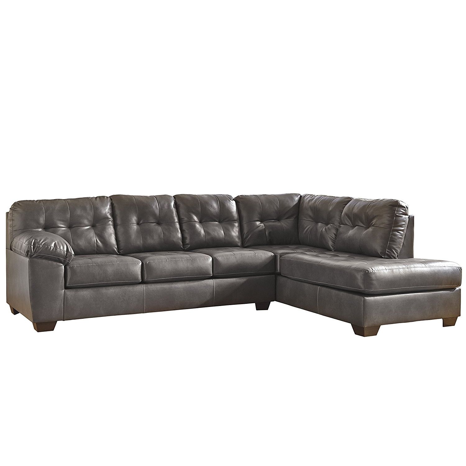 Left Facing Chaise Sectionals For Most Popular Amazon: Flash Furniture Signature Designashley Alliston (View 9 of 15)