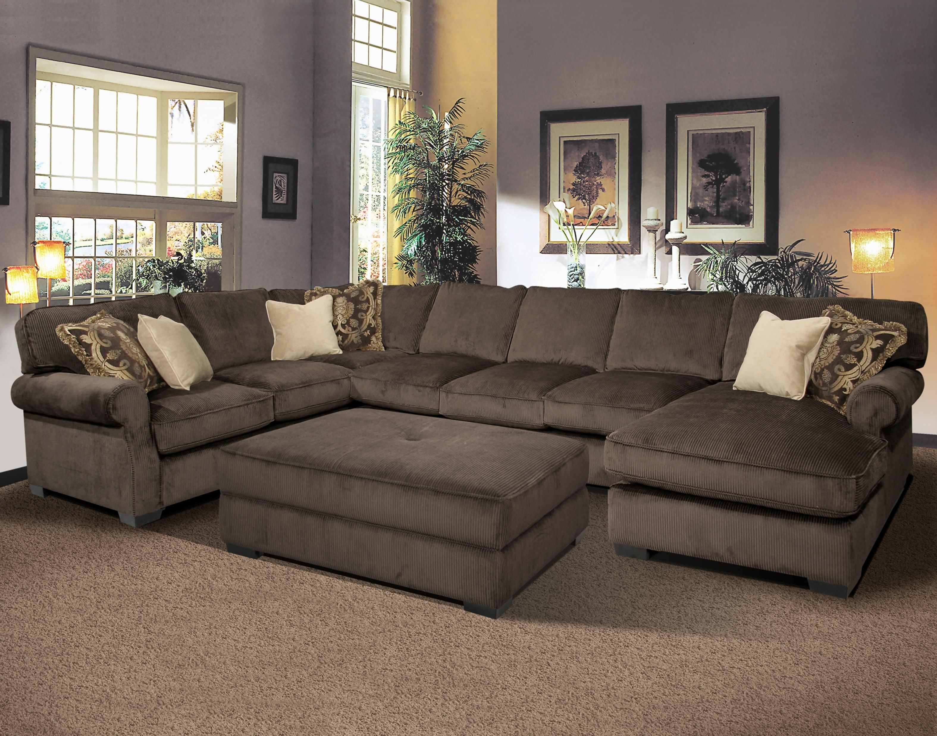 Lubbock Sectional Sofas Regarding Favorite Grand Island Oversized Cocktail Ottoman For Sectional Sofa (Photo 5 of 15)