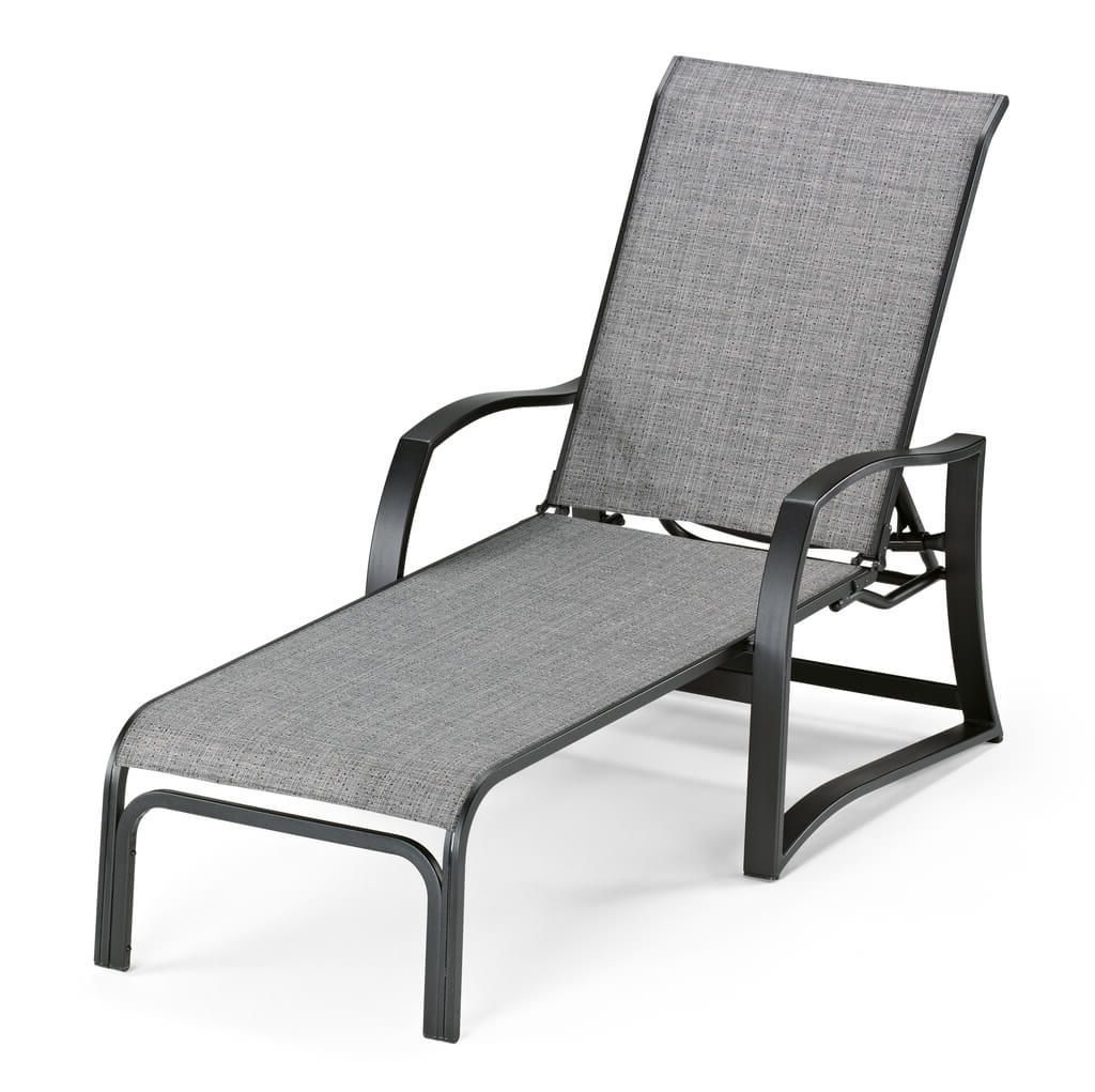 Metal Chaise Lounge With Popular Furniture: Metal Outdoor Chaise Lounge With Grey Cover – Tips Of (View 11 of 15)