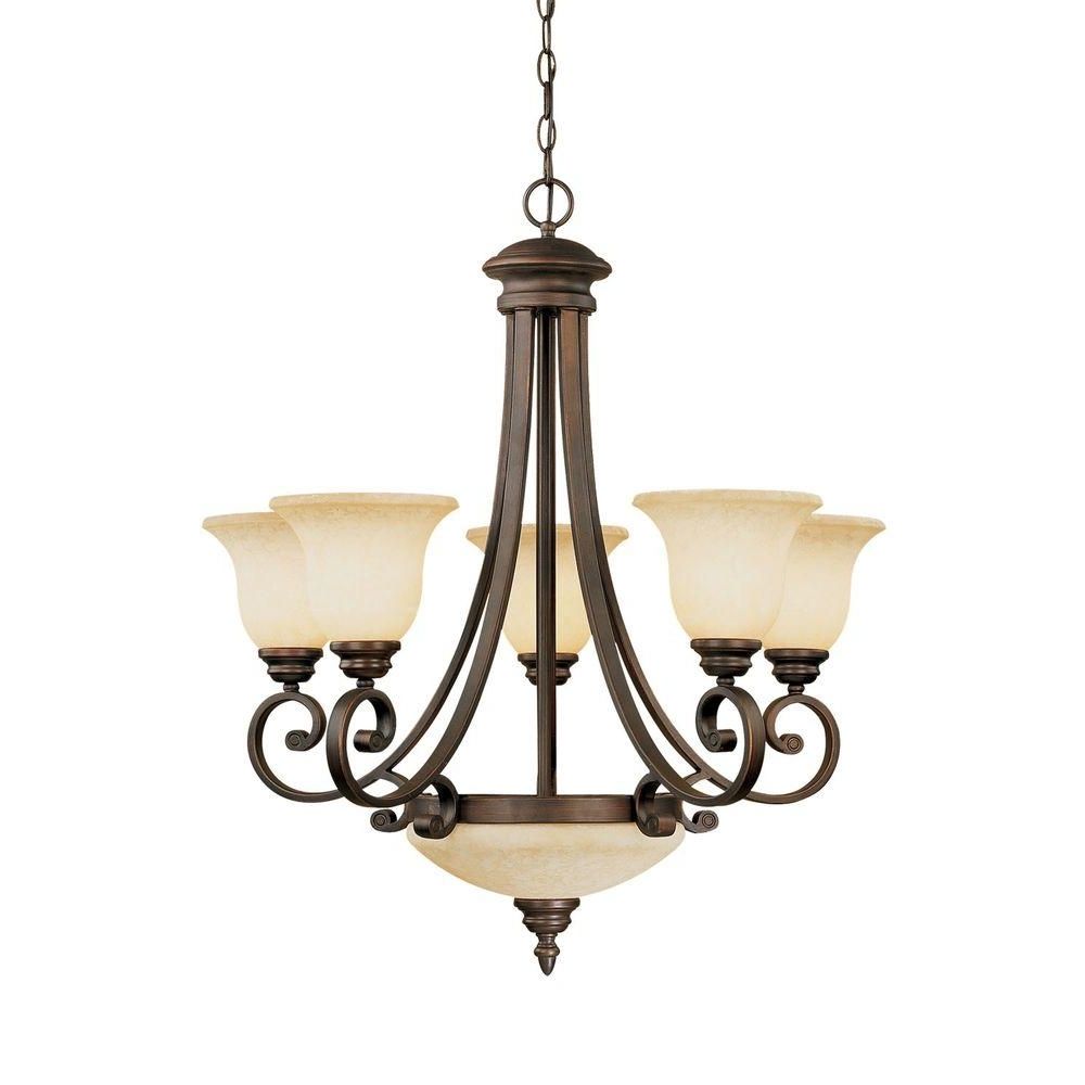 Millennium Lighting 7 Light Rubbed Bronze Chandelier With Turinian With Regard To Favorite 7 Light Chandeliers (Photo 2 of 15)