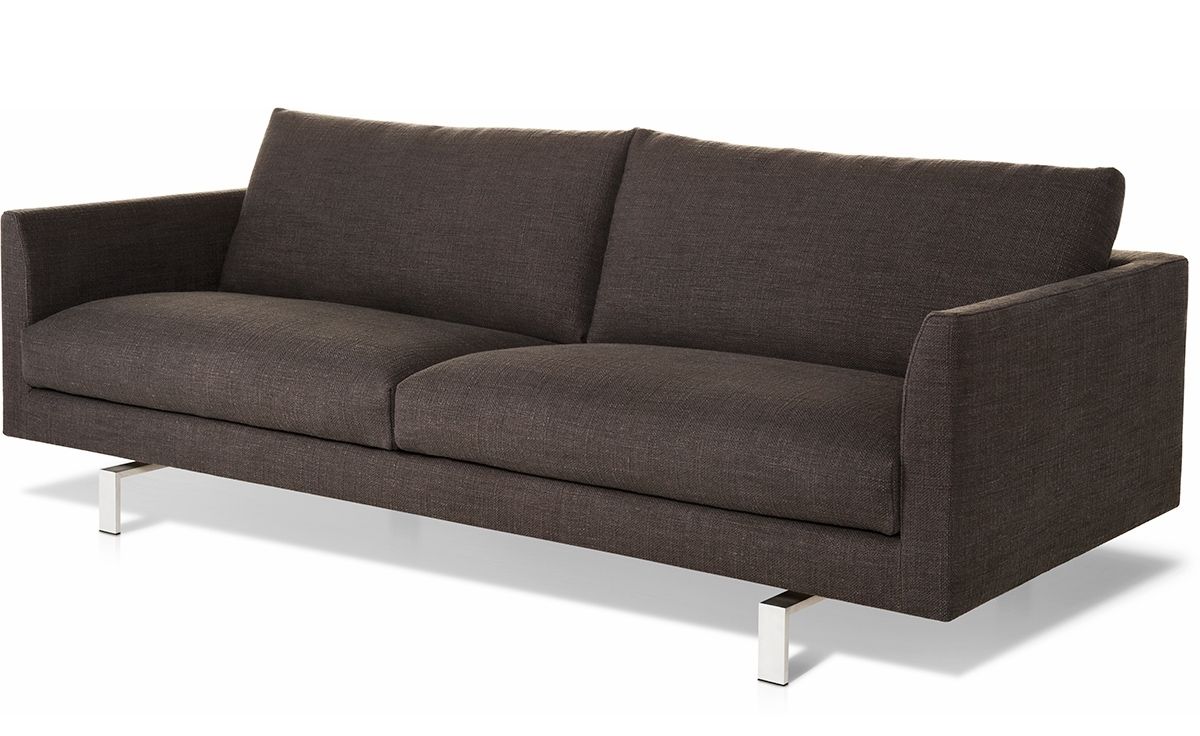 Modern 3 Seater Sofas Regarding Most Recent Axel 3 Seat Sofa – Hivemodern (View 11 of 15)