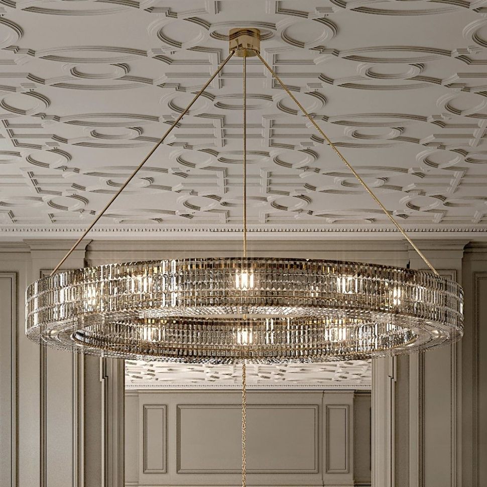 Most Current Chandeliers Design : Wonderful Clarissa Crystal Drop Round Pertaining To Contemporary Large Chandeliers (Photo 15 of 15)