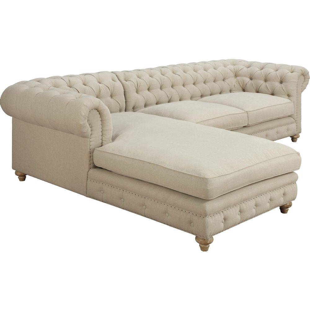 Most Current Furniture: Tufted Sectional (View 6 of 15)