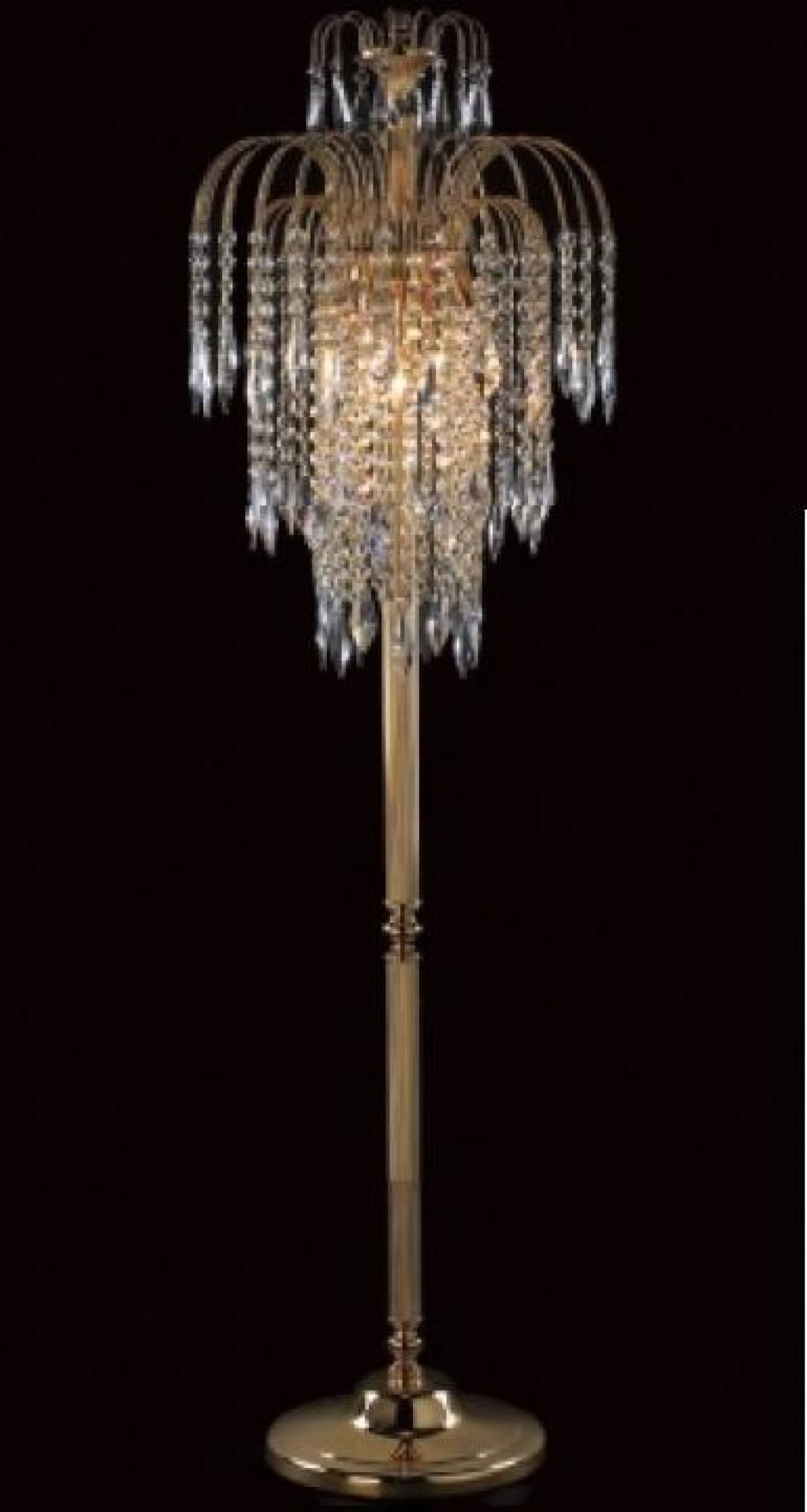 Most Current Standing Chandelier Floor Lamp – Chandelier Designs Within Black Chandelier Standing Lamps (View 7 of 15)