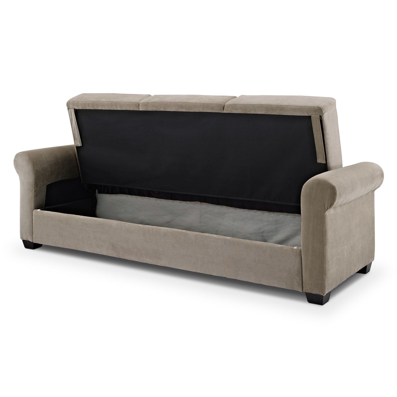 Most Current Storage Sofas Regarding Comfort And Joy. Amazingly Versatile, The Thomas Futon Sofa Bed (Photo 11 of 15)