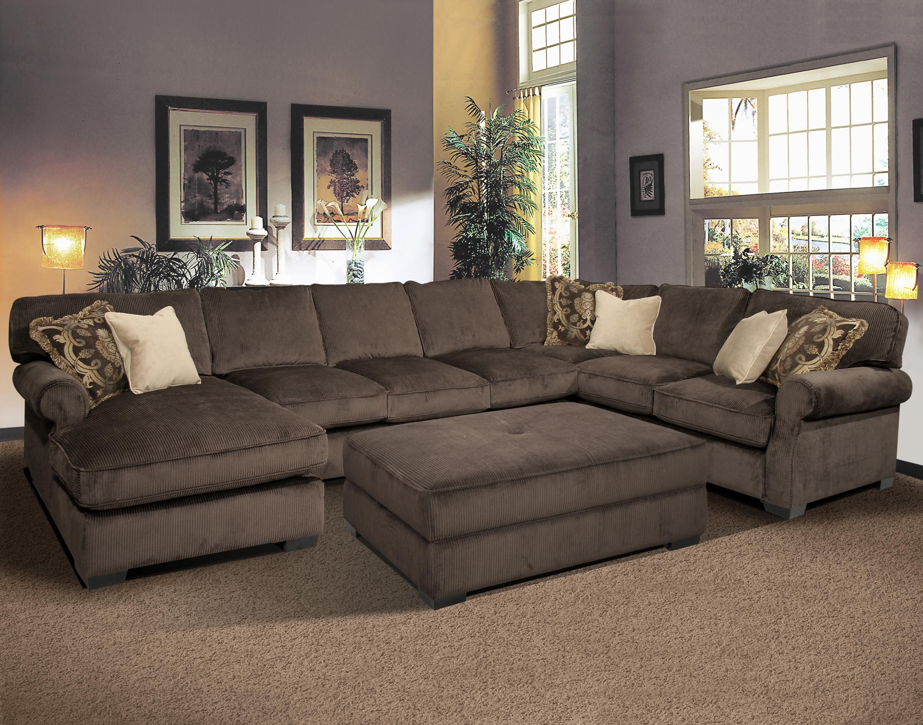 Most Recently Released Photos Wide Seat Sectional Sofas – Buildsimplehome In Wide Seat Sectional Sofas (View 1 of 15)