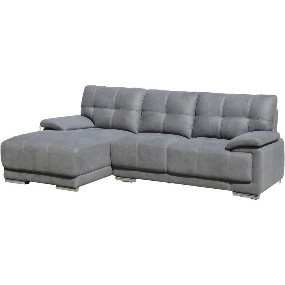 Most Recently Released Right Facing Chaise Sectionals Regarding Jacob Contemporary Tufted Stitch Sectional Sofa With Right Facing (View 11 of 15)