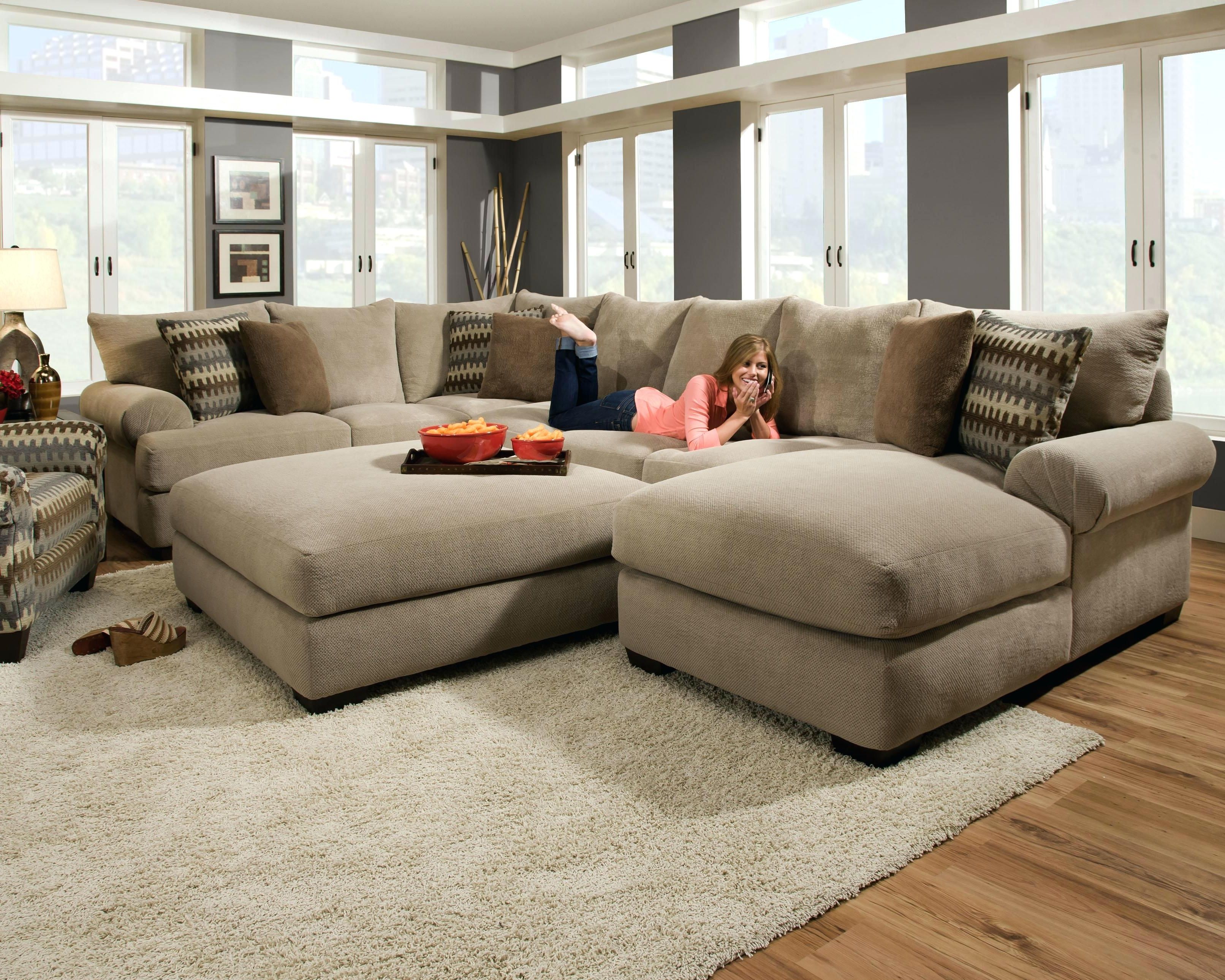 Newest Deep Seating Sectional Sofas Throughout Living Room : Pillows For Sectional Sofa Large Decorative Pillows (View 5 of 15)