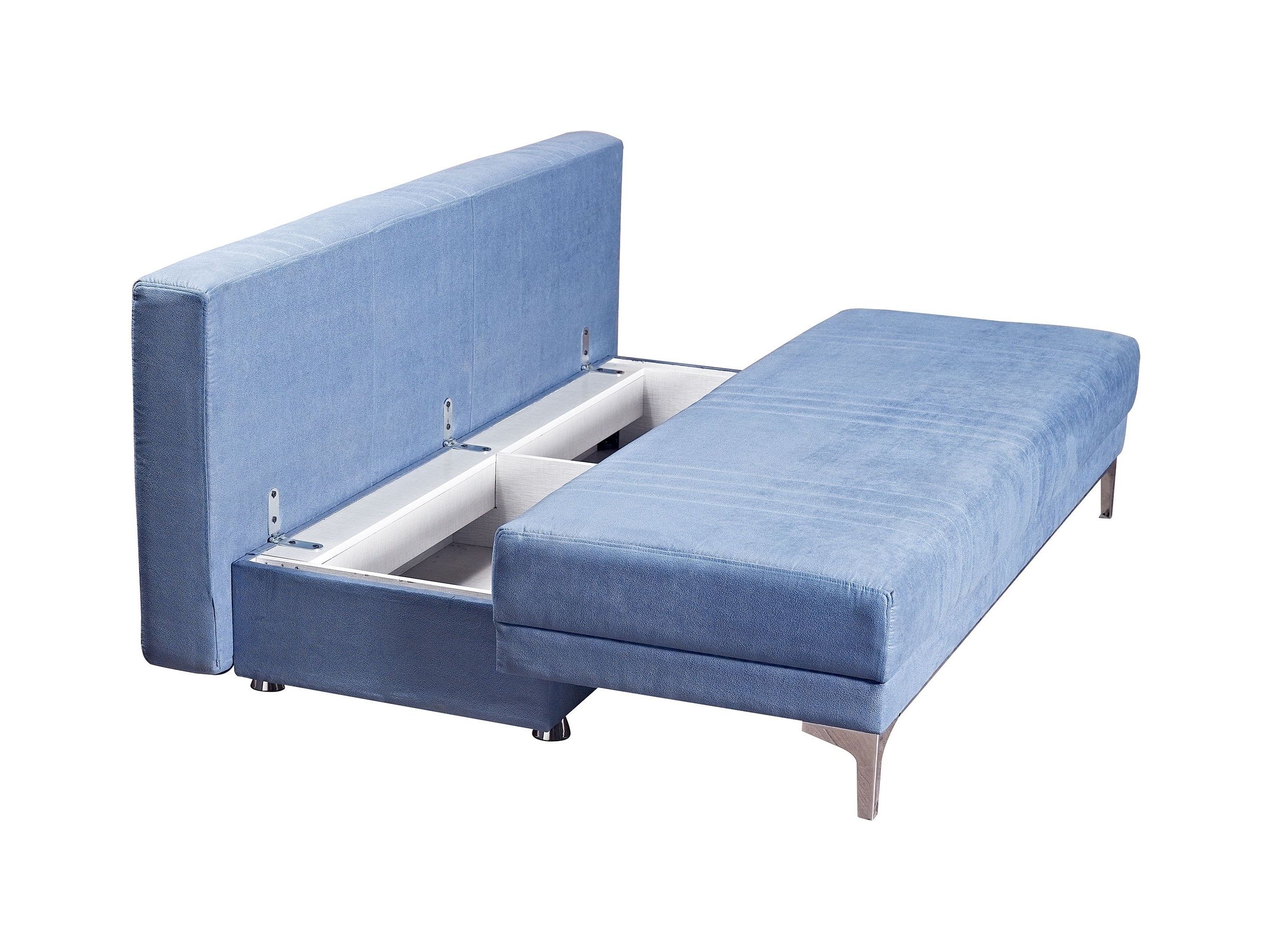 Newest Europa Vintage Blue Queen Size Sofa Bedmobista Inside Queen Size Sofas (View 11 of 15)