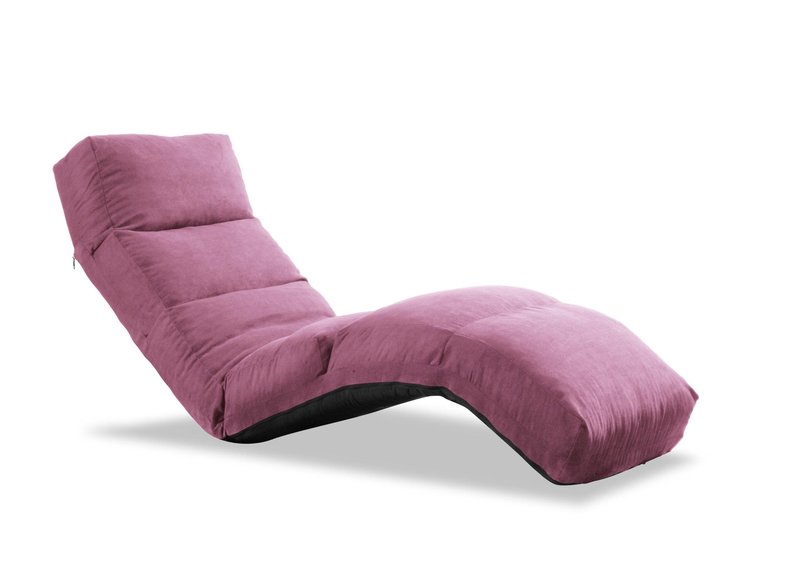 Newest Lifestyle Solutions Jet Curved Chair Chaise Lounge – Pink Intended For Curved Chaises (Photo 4 of 15)