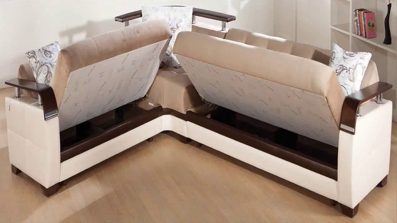 Newest Pull Out Beds Sectional Sofas Intended For Awesome Sectional Sofa Pull Out Bed – Youtube (Photo 14 of 15)