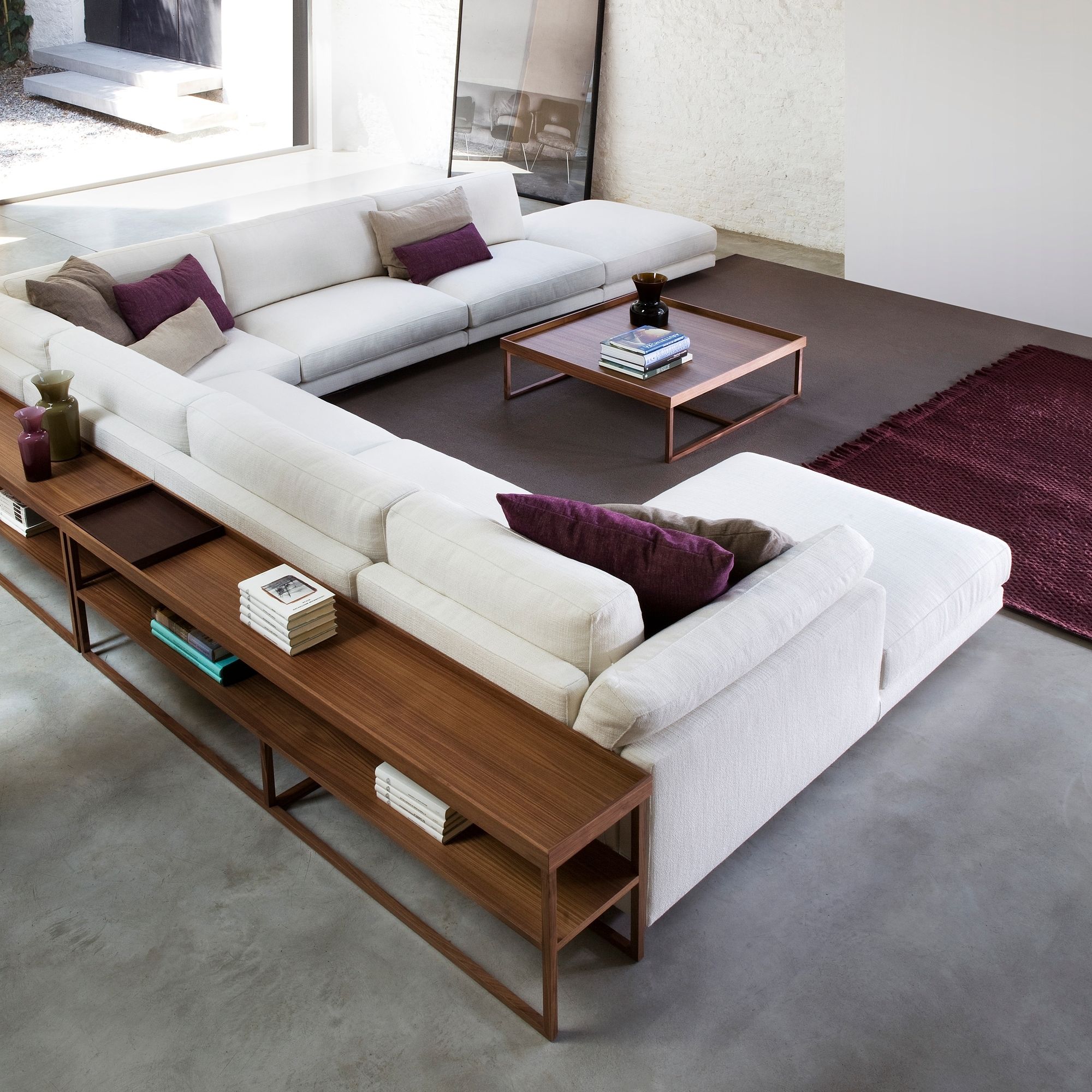 Featured Photo of 15 Photos Sofas with Back Consoles