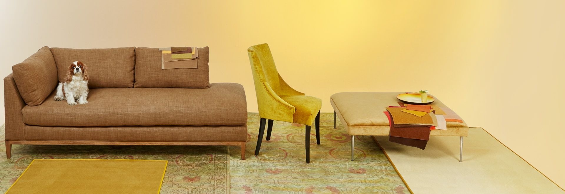 Newest Yellow Chaises With Regard To Bedroom Chaise Furniture For Your Nyc Apartment At Abc Home (View 15 of 15)