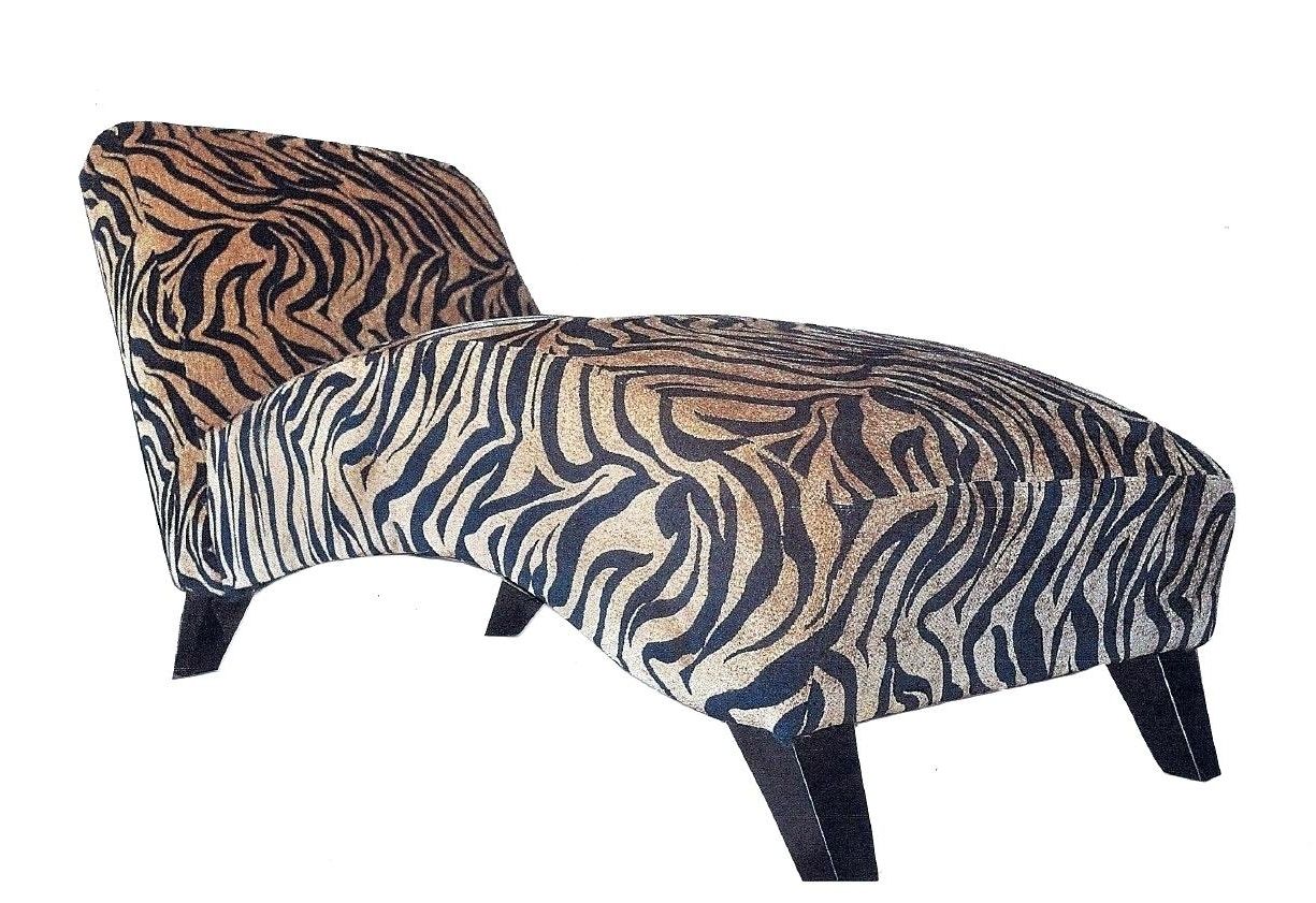 Newest Zebra Chaises In Animal Print Chaise Lounge Chair • Lounge Chairs Ideas (Photo 9 of 15)