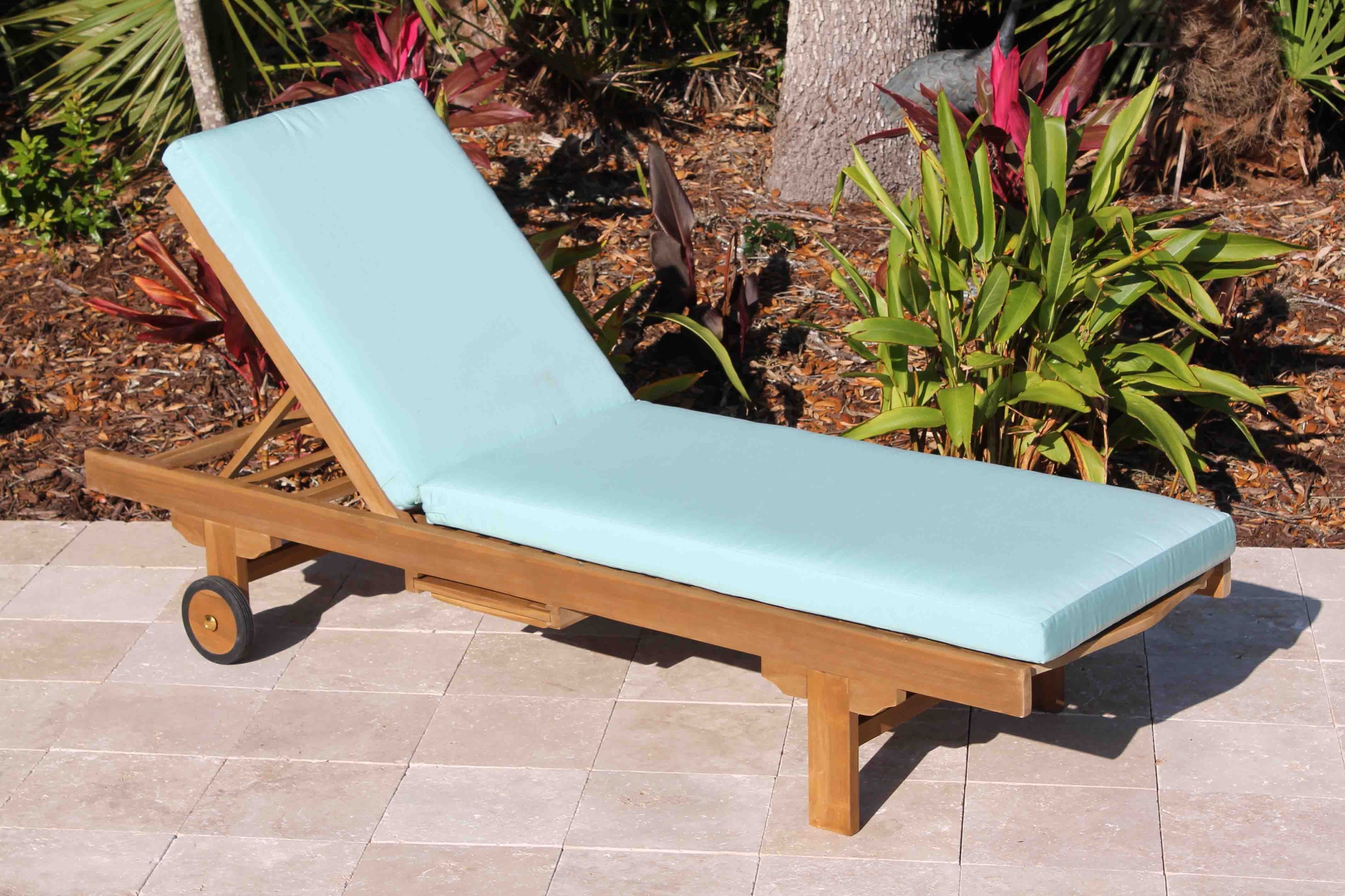 Featured Photo of Top 15 of Sunbrella Chaise Cushions