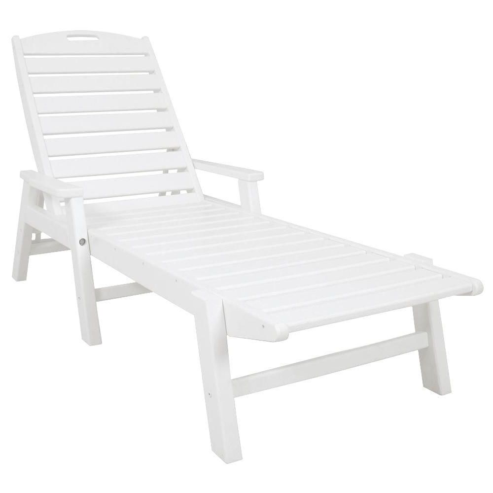 Outdoor : White Chaise Lounge Sofa Tufted Chaise Lounge With Arms Inside Most Popular White Chaise Lounge Chairs (View 12 of 15)