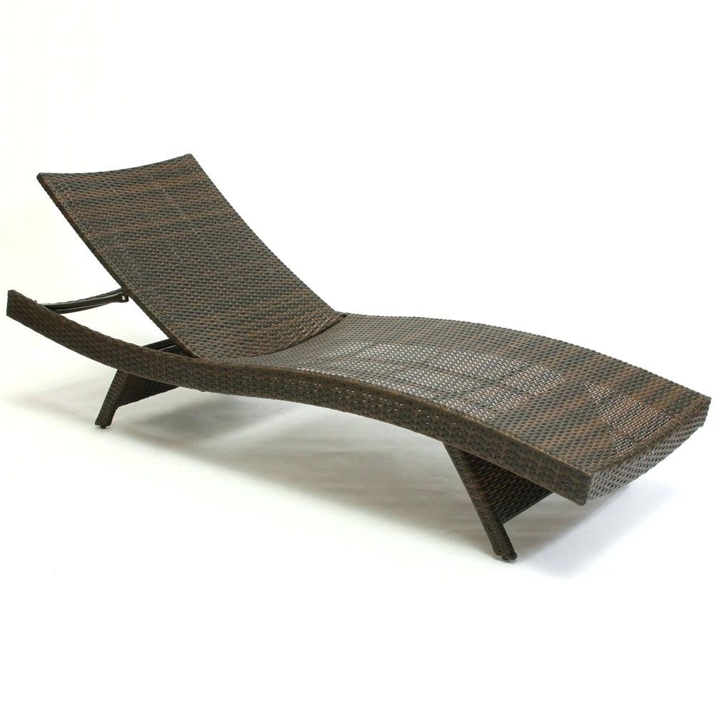 Plastic Pool Deck Lounge Chairs • Lounge Chairs Ideas For Most Recent Eliana Outdoor Brown Wicker Chaise Lounge Chairs (View 13 of 15)
