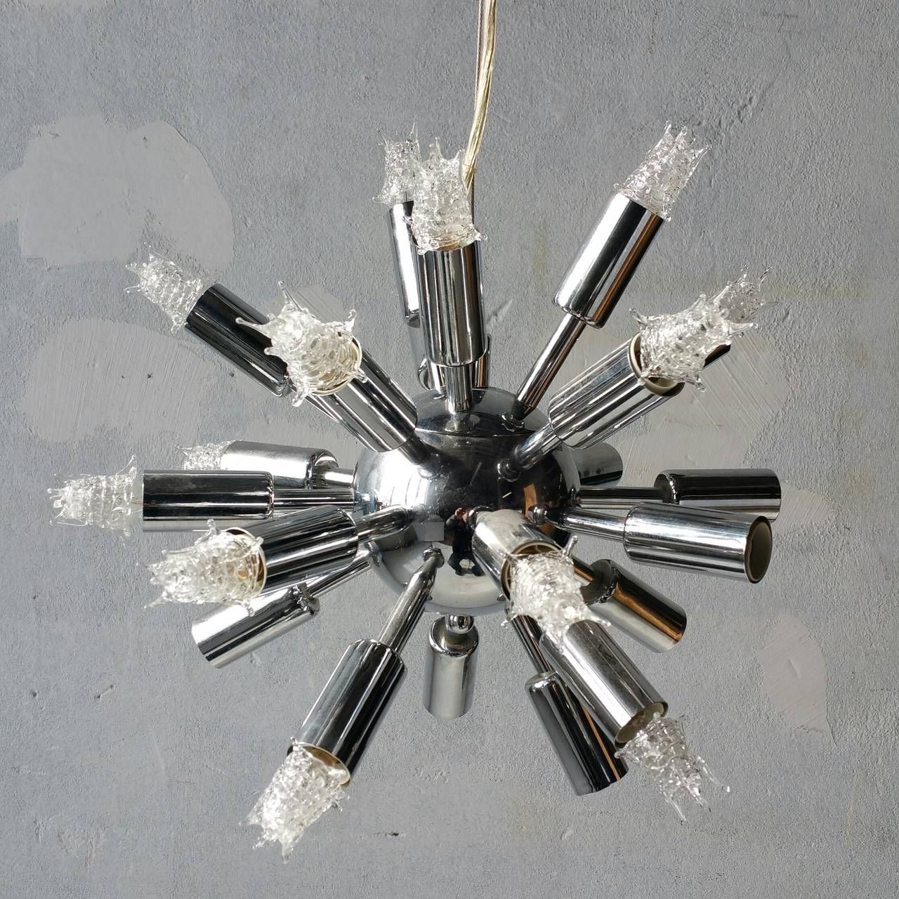 Popular Chrome Sputnik Chandeliers With Vintage 1960s Chrome Sputnik Chandelier Or Pendant Lamp With 24 Arms (View 13 of 15)