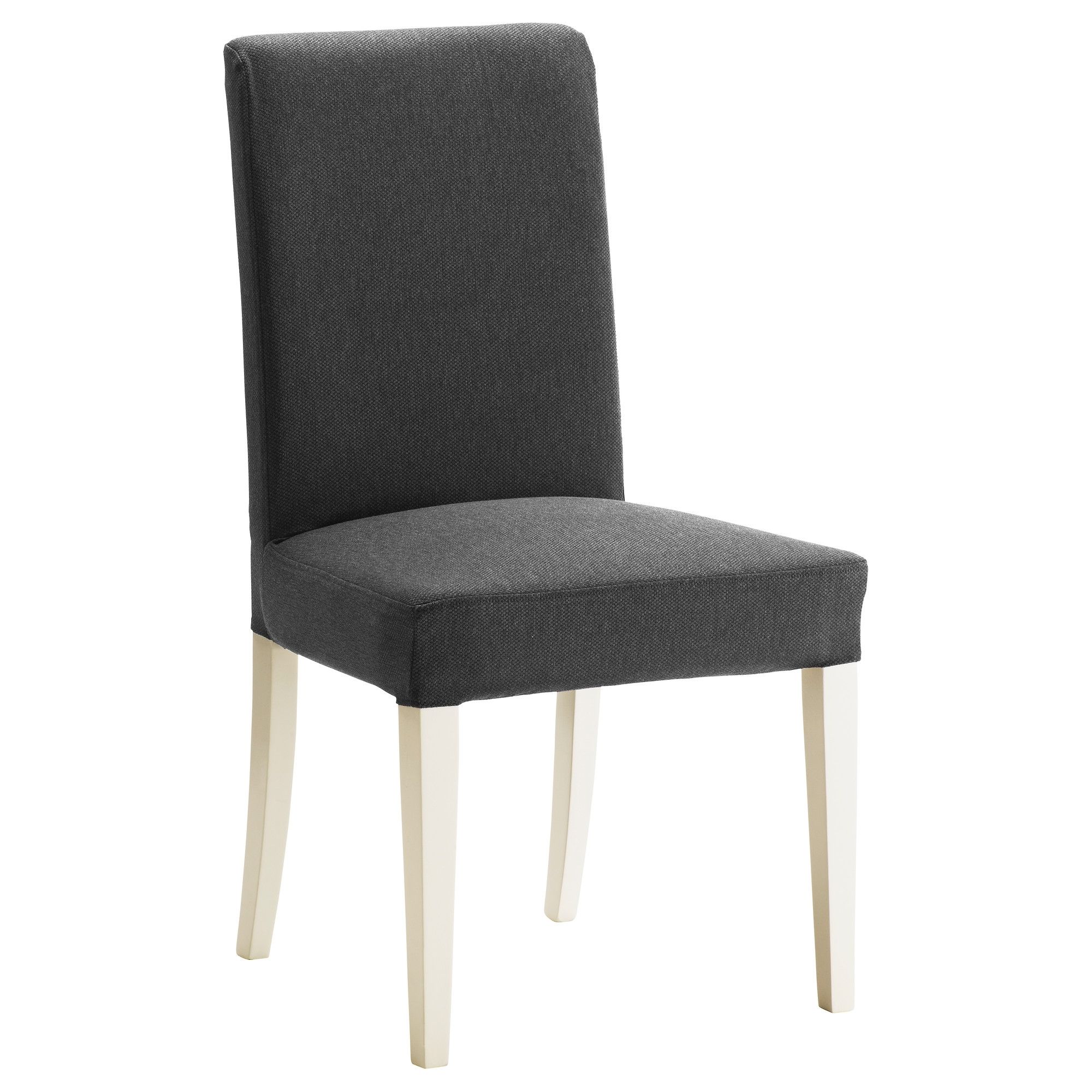 Popular Henriksdal Chaise Blanc/dansbo Gris Foncé – Ikea With Ikea Chaises (View 12 of 15)