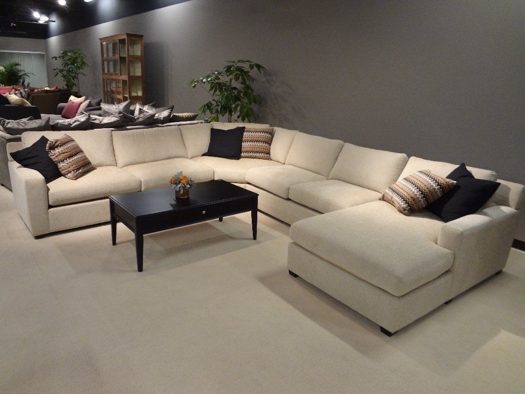Popular Sofa : Deep Seated Sectional New Sectional Sofa With Ottoman Deep Inside Couches With Large Ottoman (View 15 of 15)