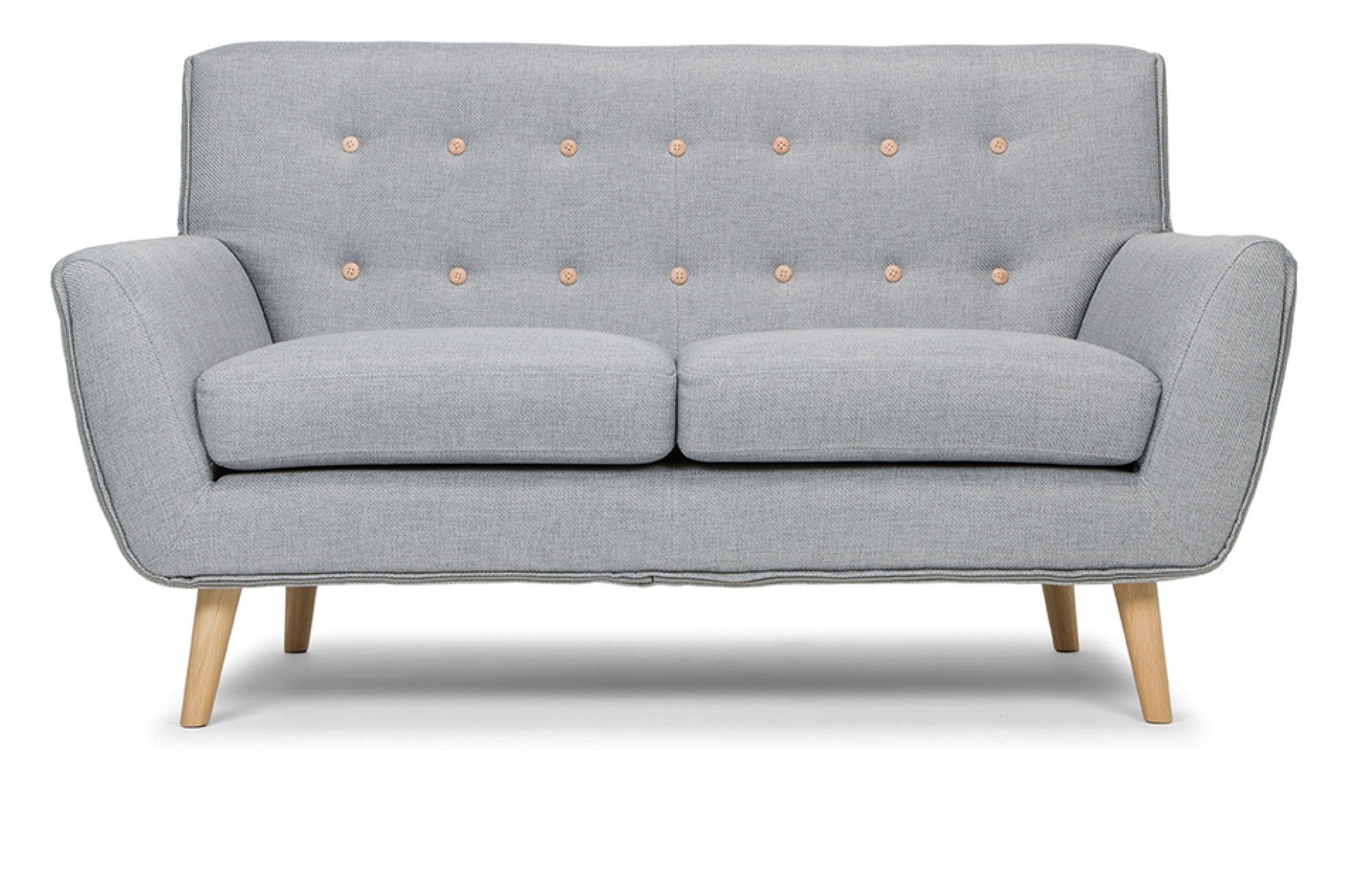 Popular Two Seater Sofas Inside Grey 2 Seater Sofa – Lounge Furniture – Out & Out (Photo 11 of 15)