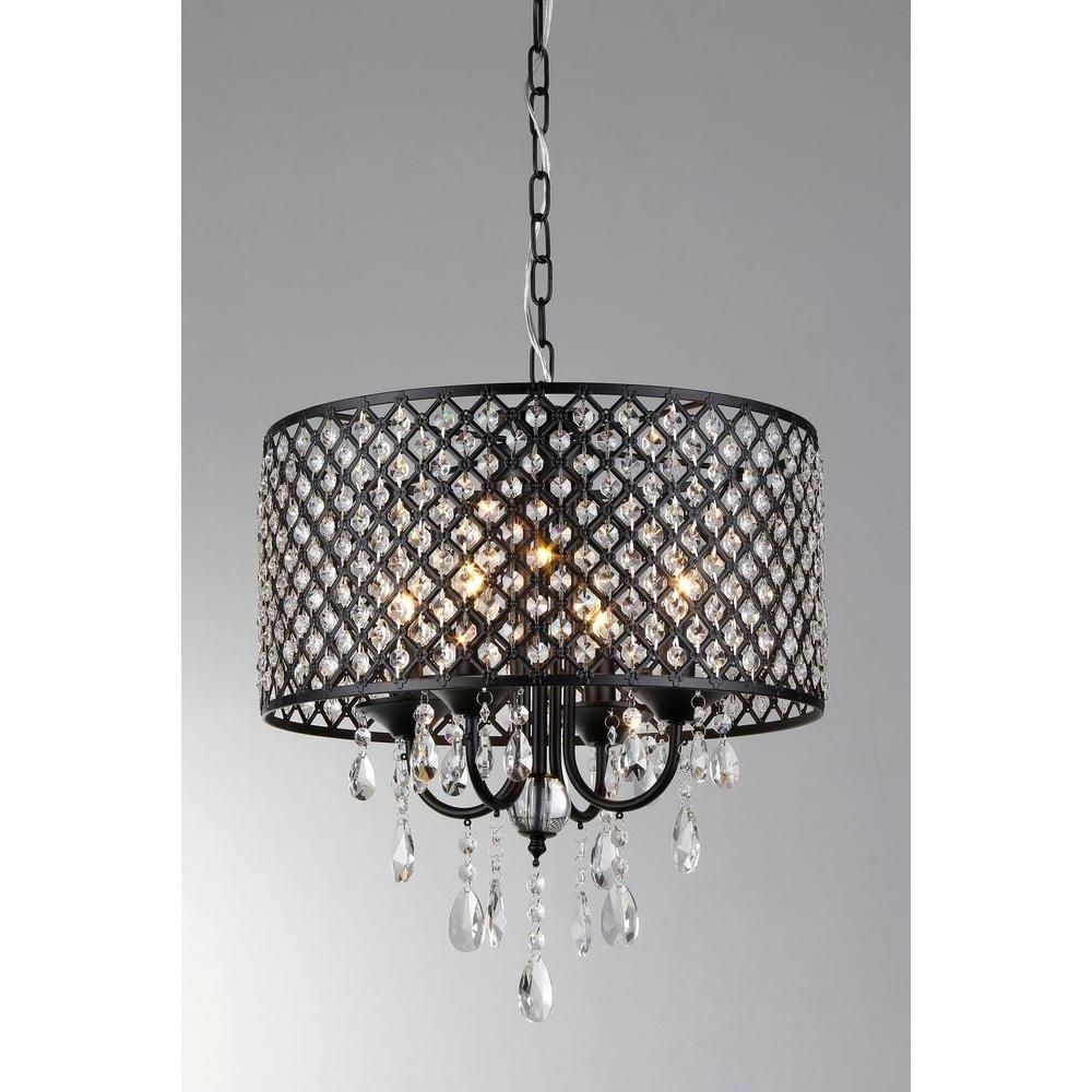 Featured Photo of 15 The Best Chandelier with Shades and Crystals