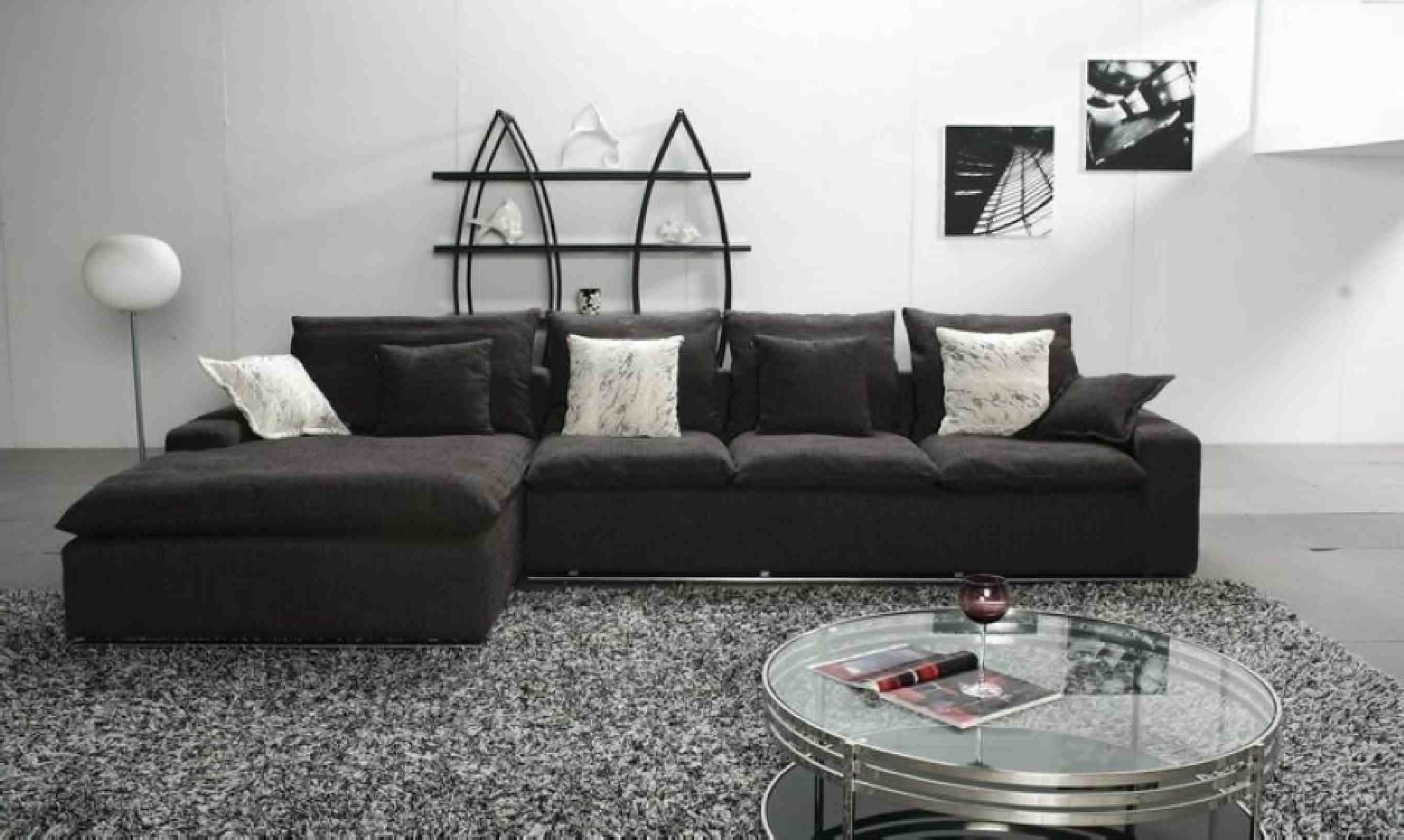 Preferred Sleek Sectional Sofas With Regard To Sectional Sofa Design: Low Profile Sectional Sofa Contemporary Mid (Photo 1 of 15)