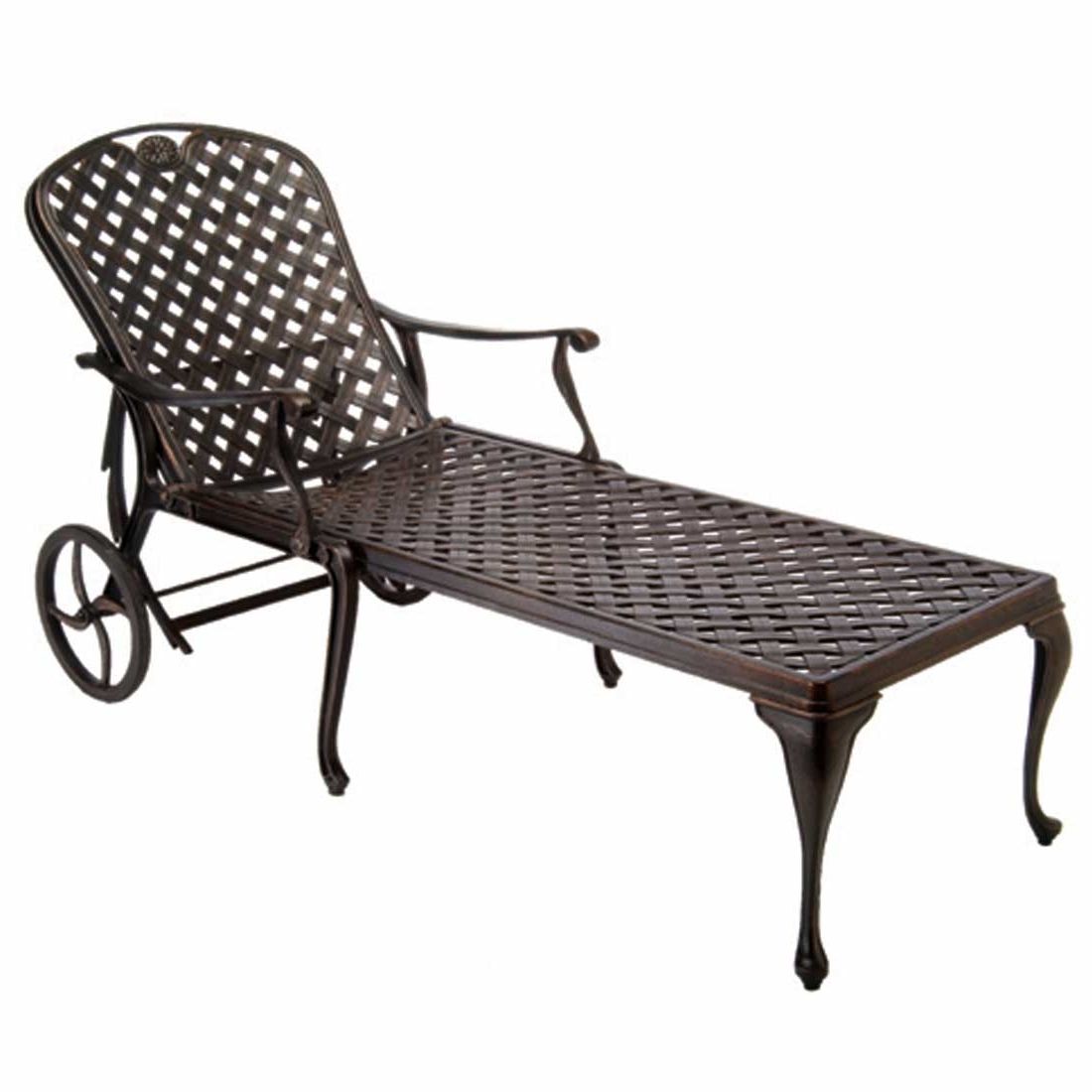 Provance Metal Chaise Lounge Chairs With Regard To Fashionable Iron Chaise Lounges (Photo 2 of 15)