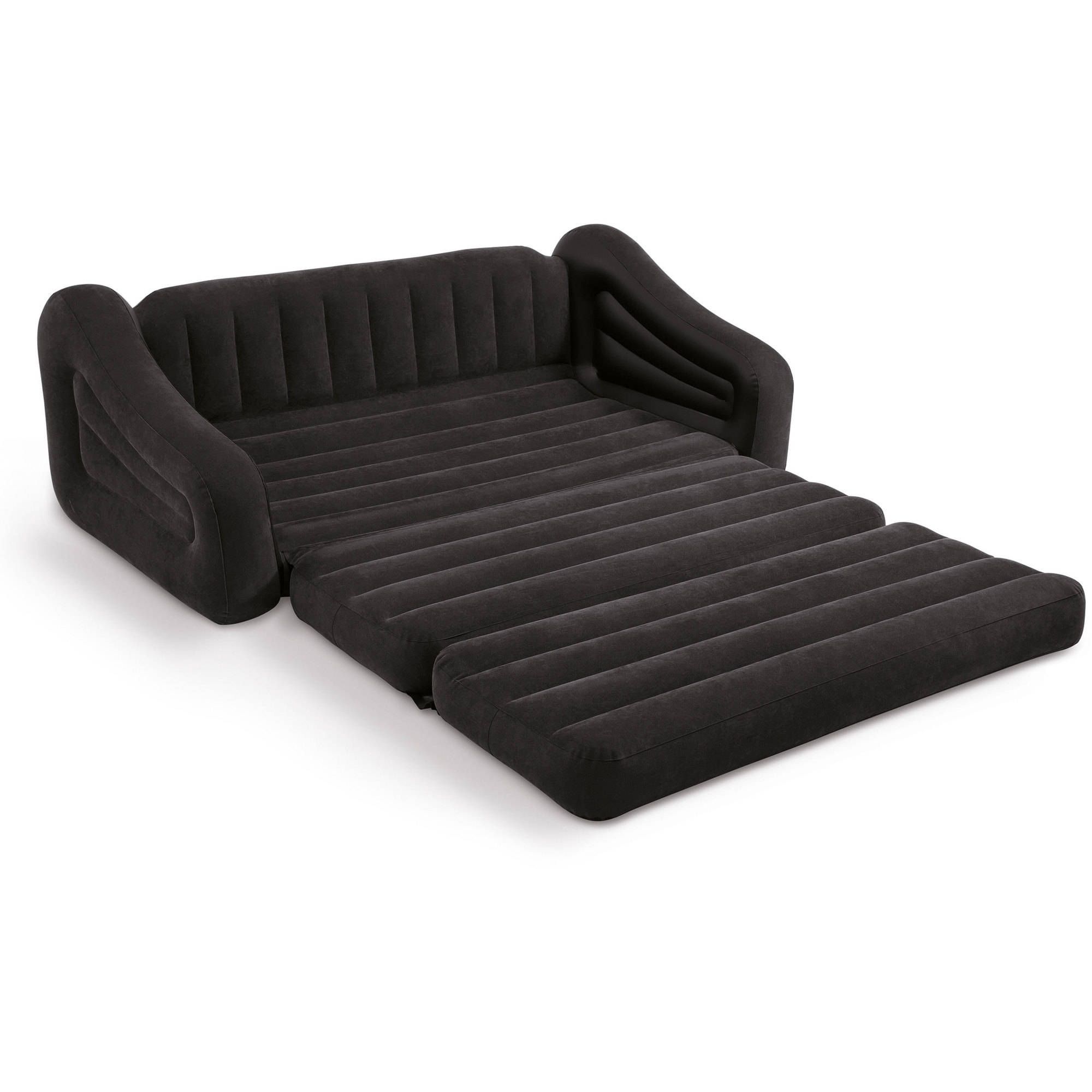 Pull Out Sofa Chairs Inside Trendy Intex Queen Inflatable Pull Out Sofa Bed – Walmart (View 13 of 15)
