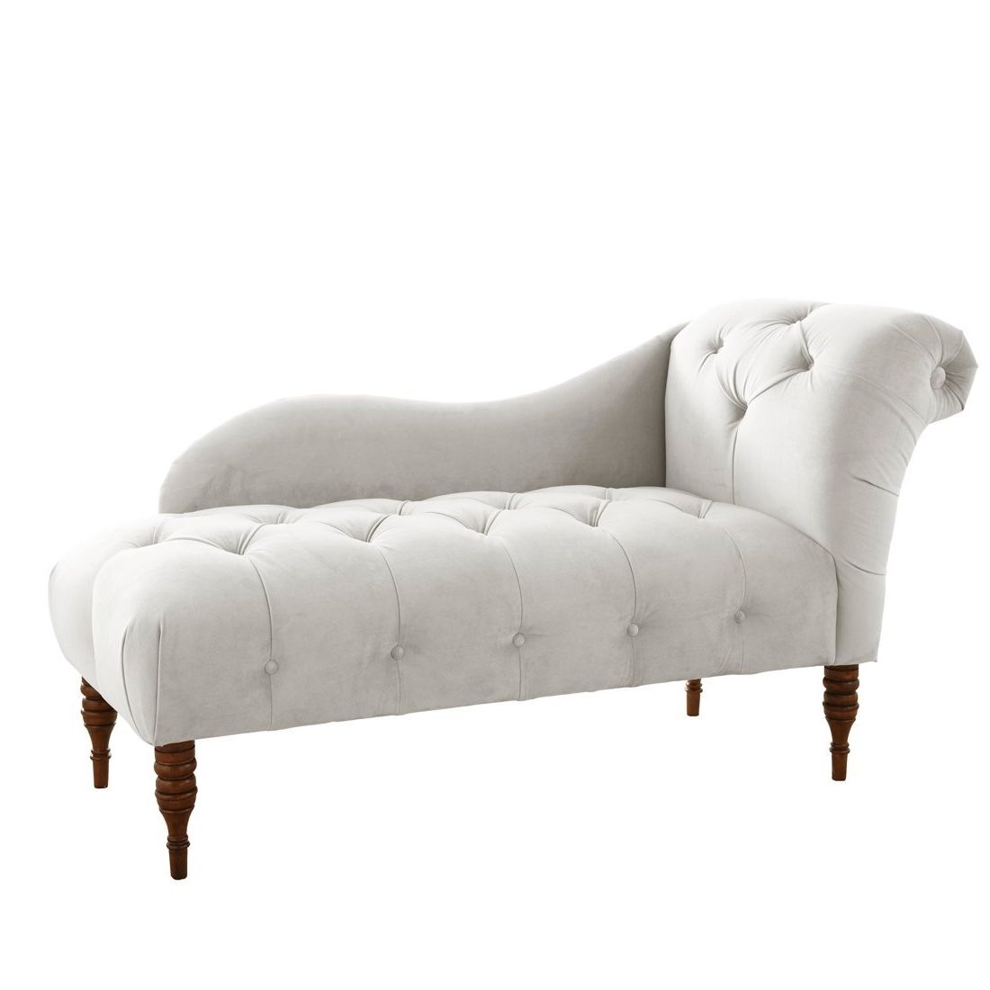 Recent Amazon: Skyline Furniture Tufted Fainting Sofa, Velvet Light For Couches With Chaise Lounge (View 8 of 15)