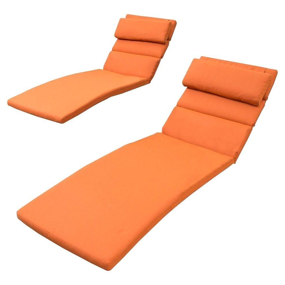 Featured Photo of 2024 Best of Outdoor Chaise Lounge Cushions