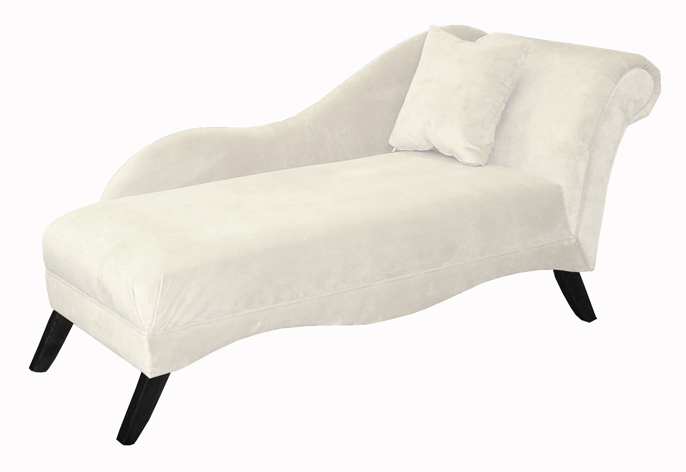 Recent White Indoor Chaise Lounges Intended For White Chaise Lounge – White Frame Sling Chaise Lounge, White (View 12 of 15)