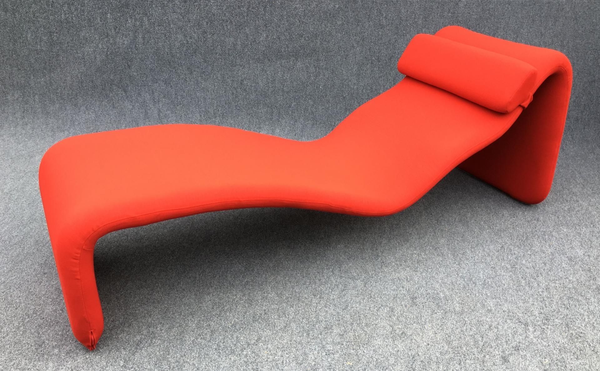 Red Chaises In Recent Red Djinn Chaise Loungeolivier Mourgue For Airborne, 1960s For (View 9 of 15)