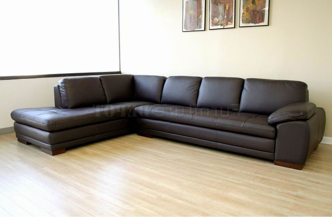 Right Facing Chaise Sectionals Intended For Most Current 19 Leather Sofas With Chaise (View 3 of 15)