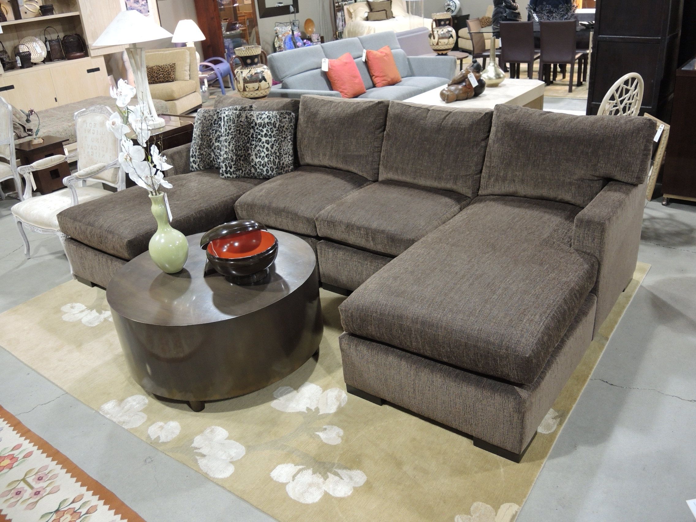 Round Chaises With Regard To Favorite Fantastic Double Chaise Sectionals Designs – Decofurnish (Photo 12 of 15)