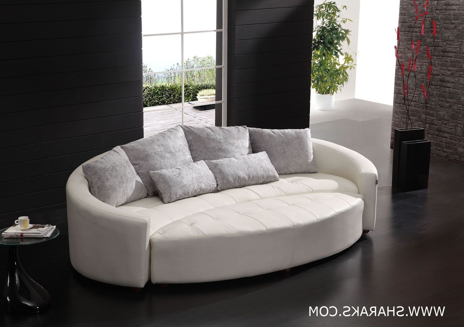 Featured Photo of 15 Inspirations Rounded Sofas