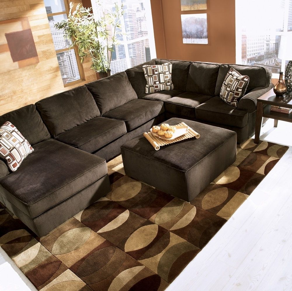Sectional Sofa. Admirable Design Of Chocolate Brown Sectional Sofa For Widely Used Chocolate Brown Sectional Sofas (Photo 9 of 15)