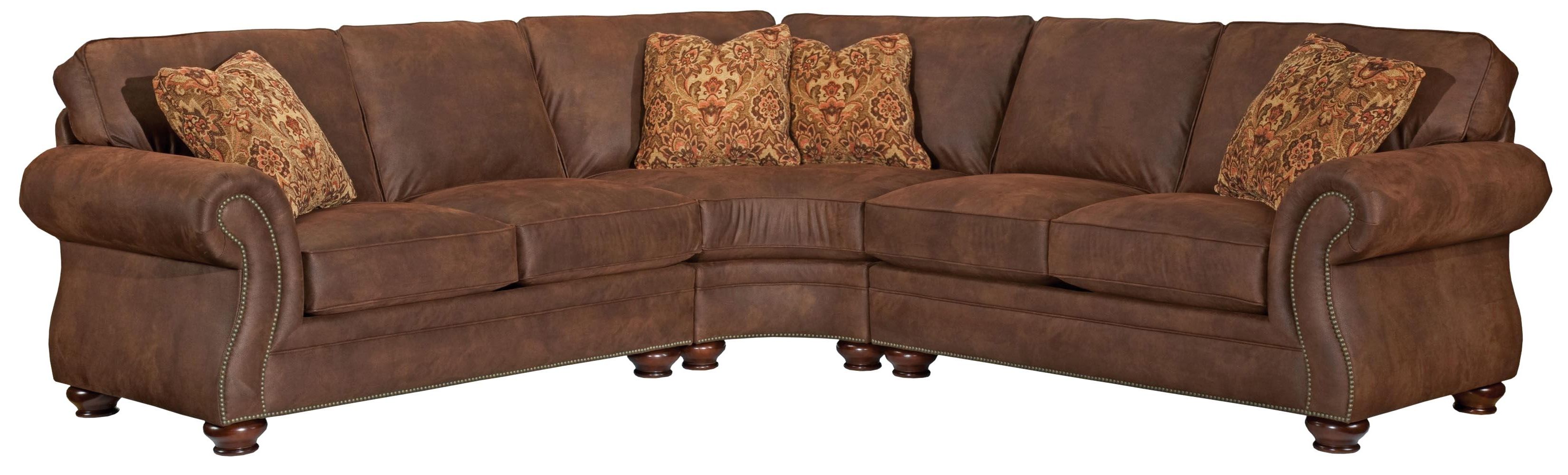 Sectional Sofas At Broyhill Intended For 2017 Broyhill Furniture Laramie 3 Piece Wedge Sectional Sofa (Photo 1 of 15)