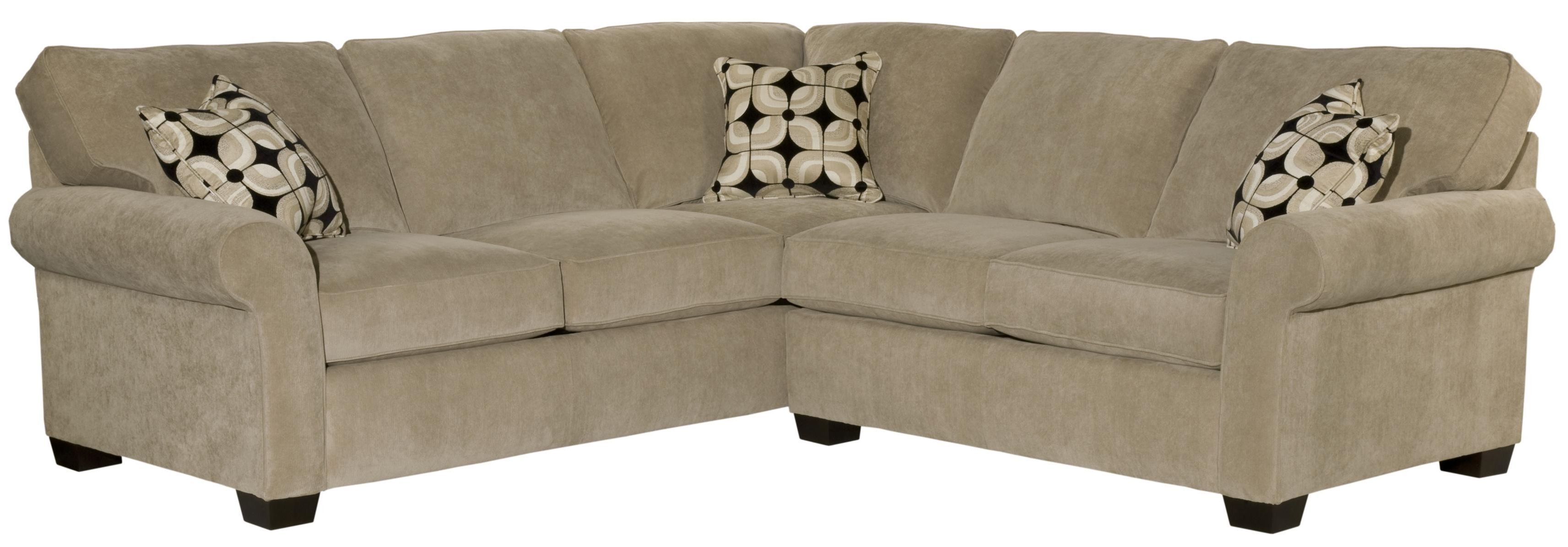 Sectional Sofas At Broyhill Regarding Preferred Broyhill Furniture Ethan Two Piece Sectional With Corner Sofa (Photo 4 of 15)