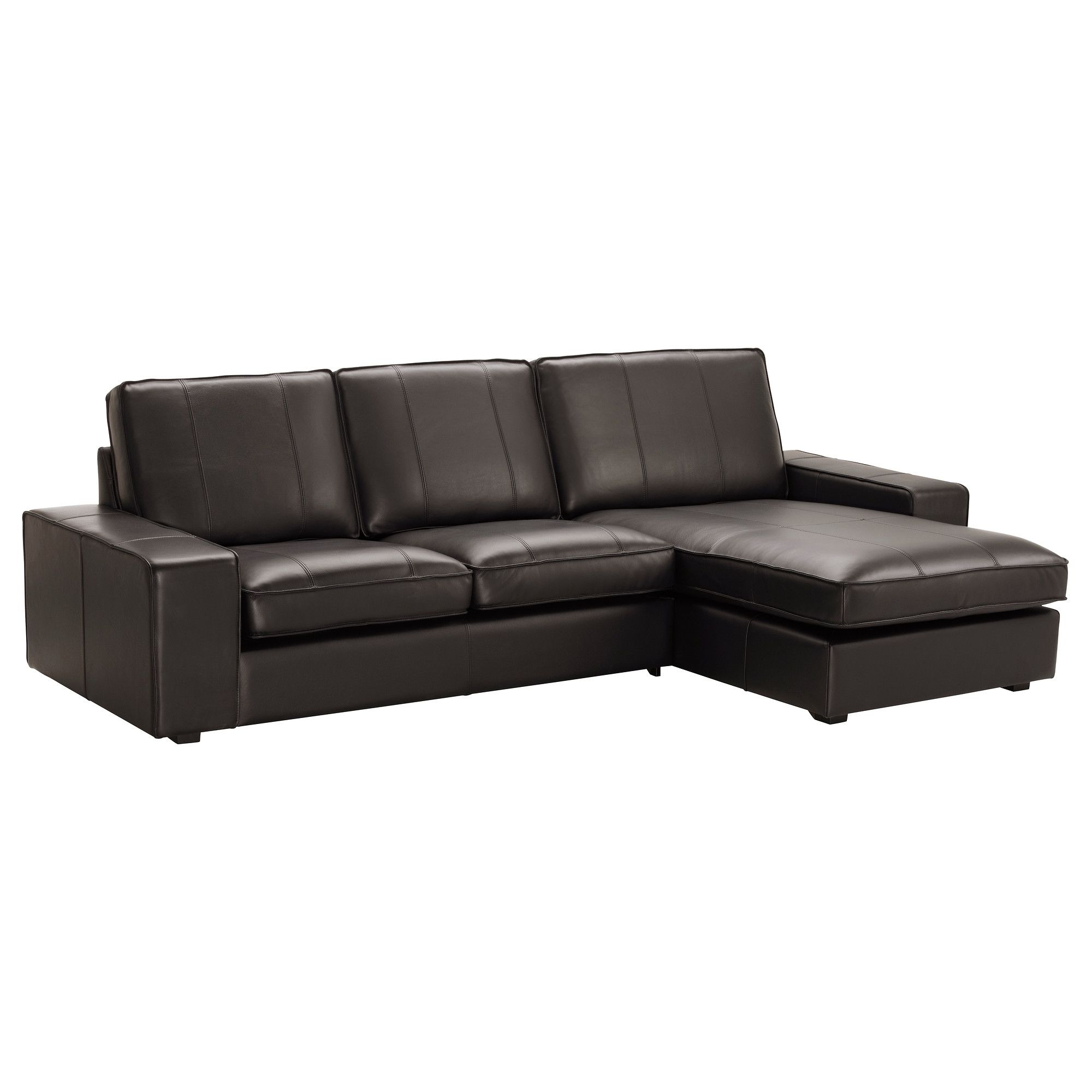 Sectional Sofas At Ikea Intended For Favorite Kivik Sofa – With Chaise/grann/bomstad Black – Ikea (View 2 of 15)