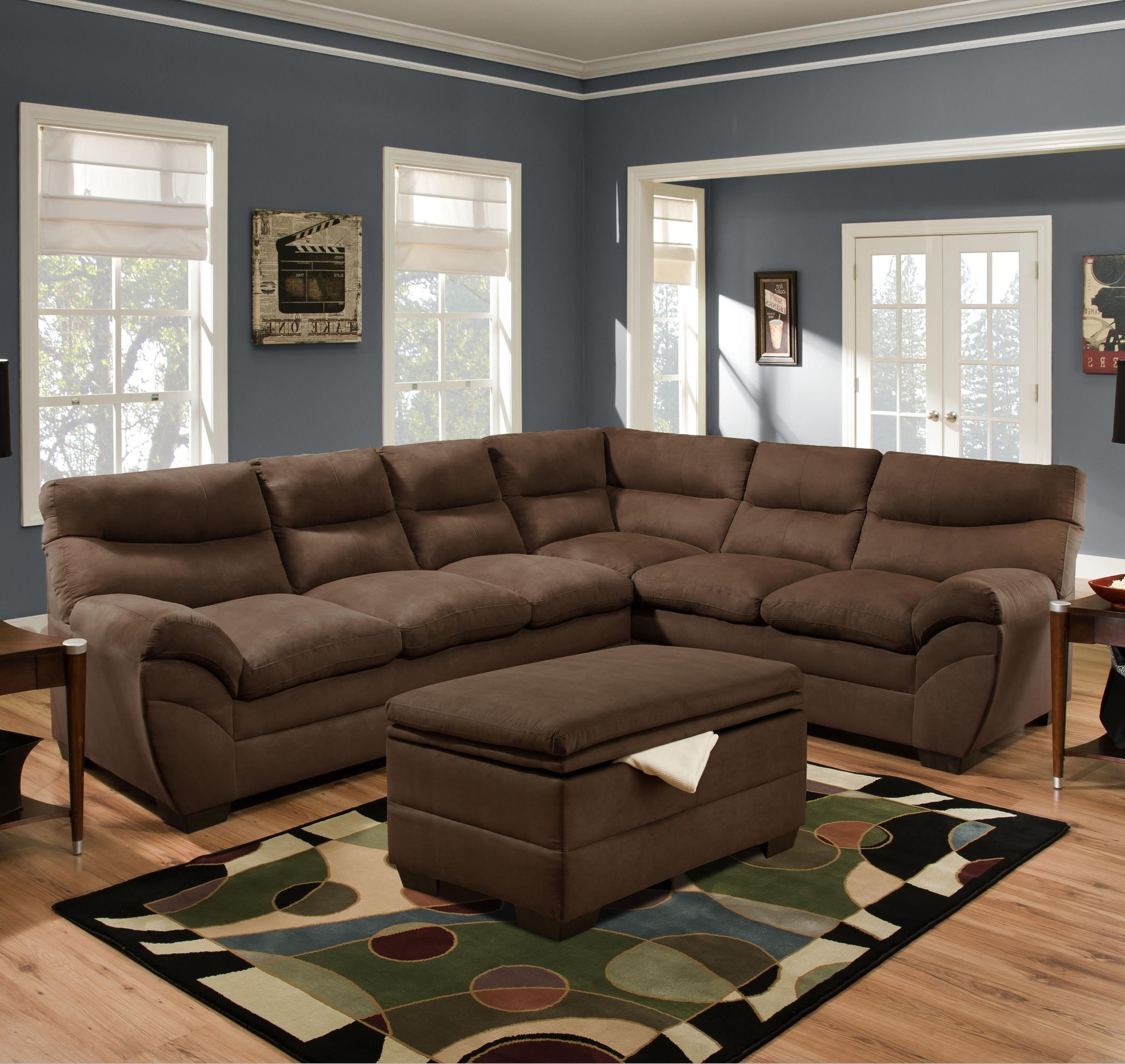 Simmons Upholstery 9515 Casual Sectional Sofa (Photo 1 of 15)