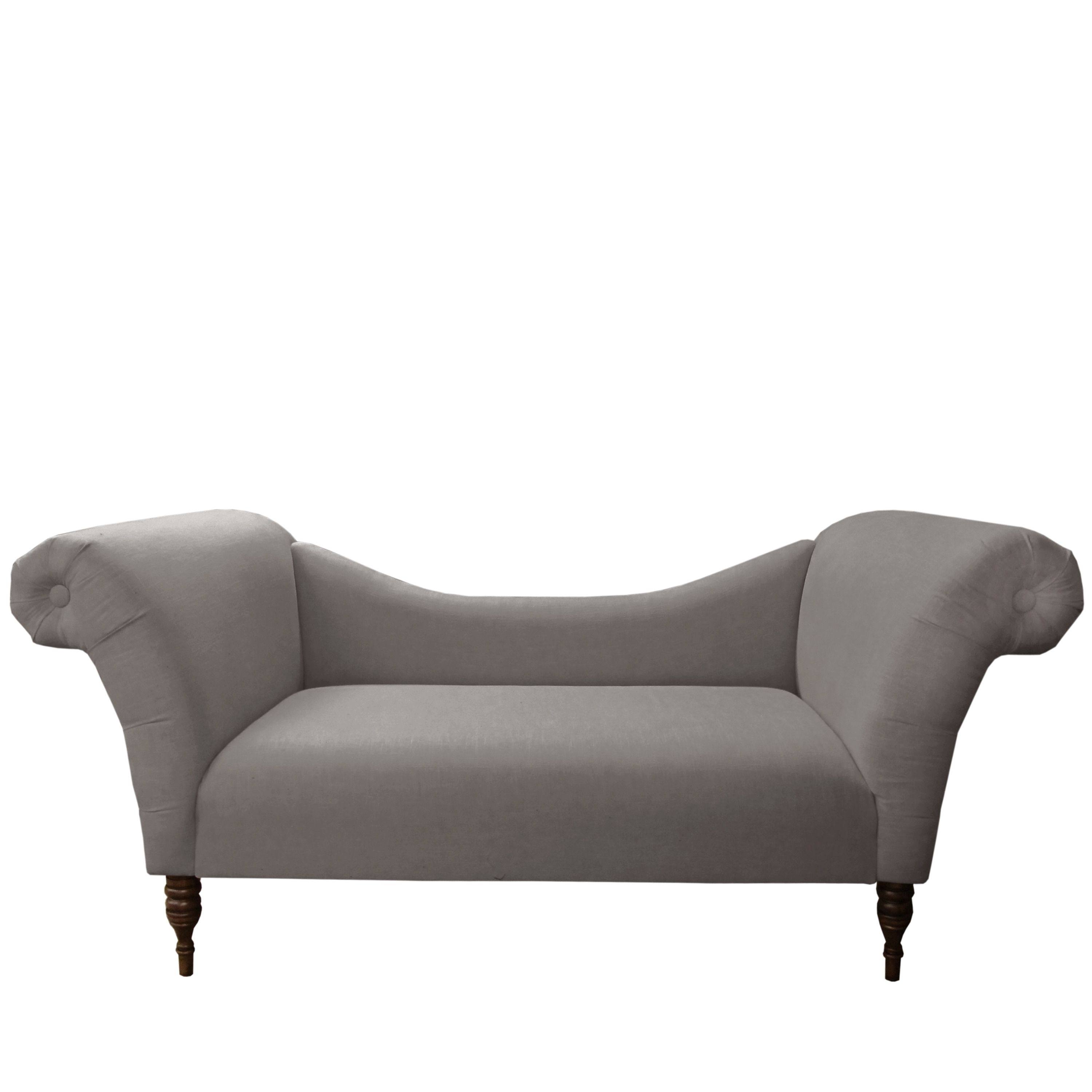Skyline Furniture Chaise Lounge In Linen Grey – Free Shipping Throughout 2018 Skyline Chaise Lounges (Photo 11 of 15)