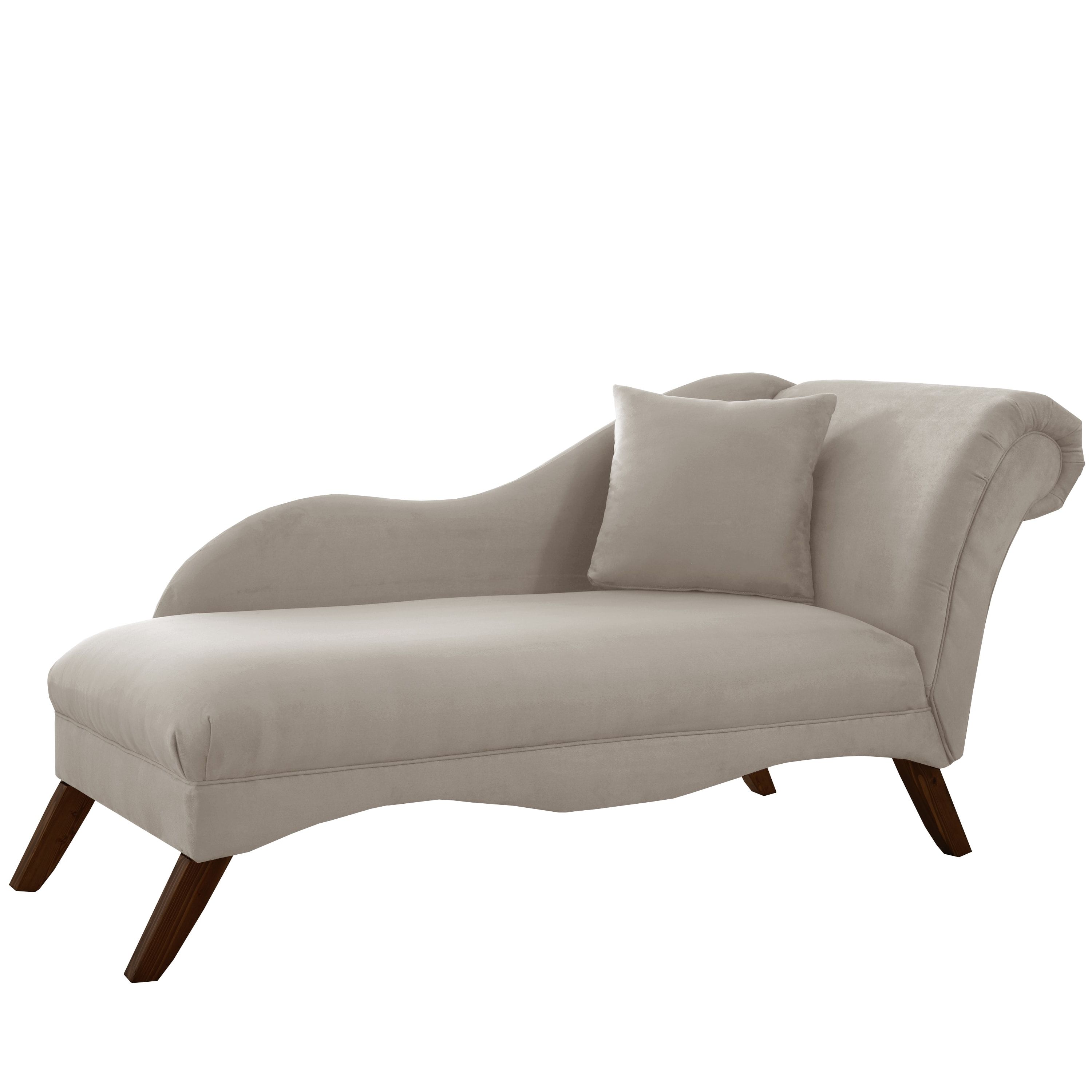 Skyline Furniture Chaise Lounge In Velvet Light Grey – Free For Well Known Skyline Chaise Lounges (View 14 of 15)