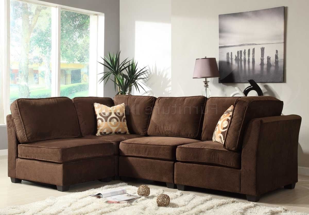 Small Modular Sectional Sofas For Recent Stylish Small Modular Sectional Sofa – Mediasupload (View 1 of 15)