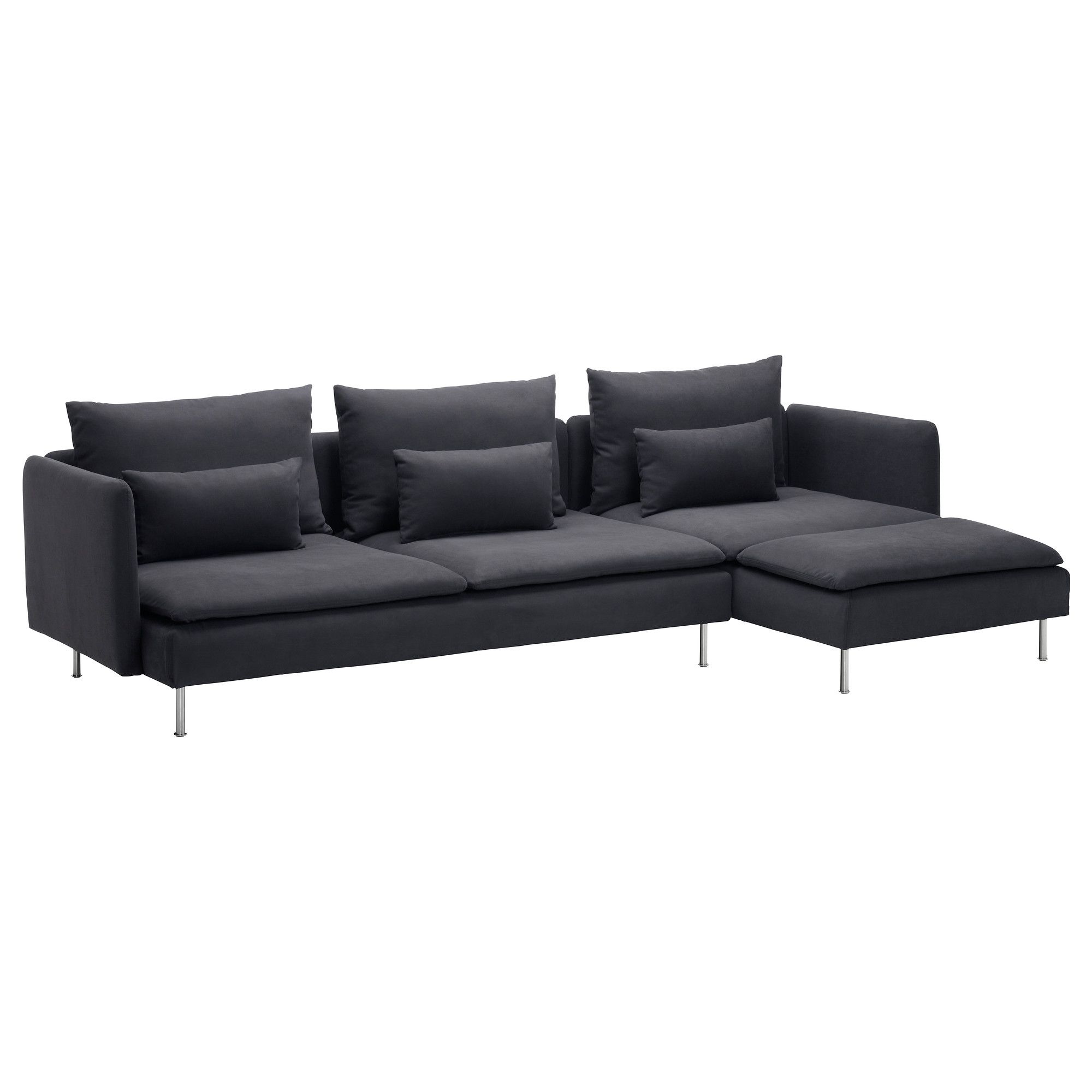 Söderhamn Sectional, 4 Seat – With Chaise/finnsta Turquoise – Ikea Inside Current Ikea Chaise Lounges (View 13 of 15)